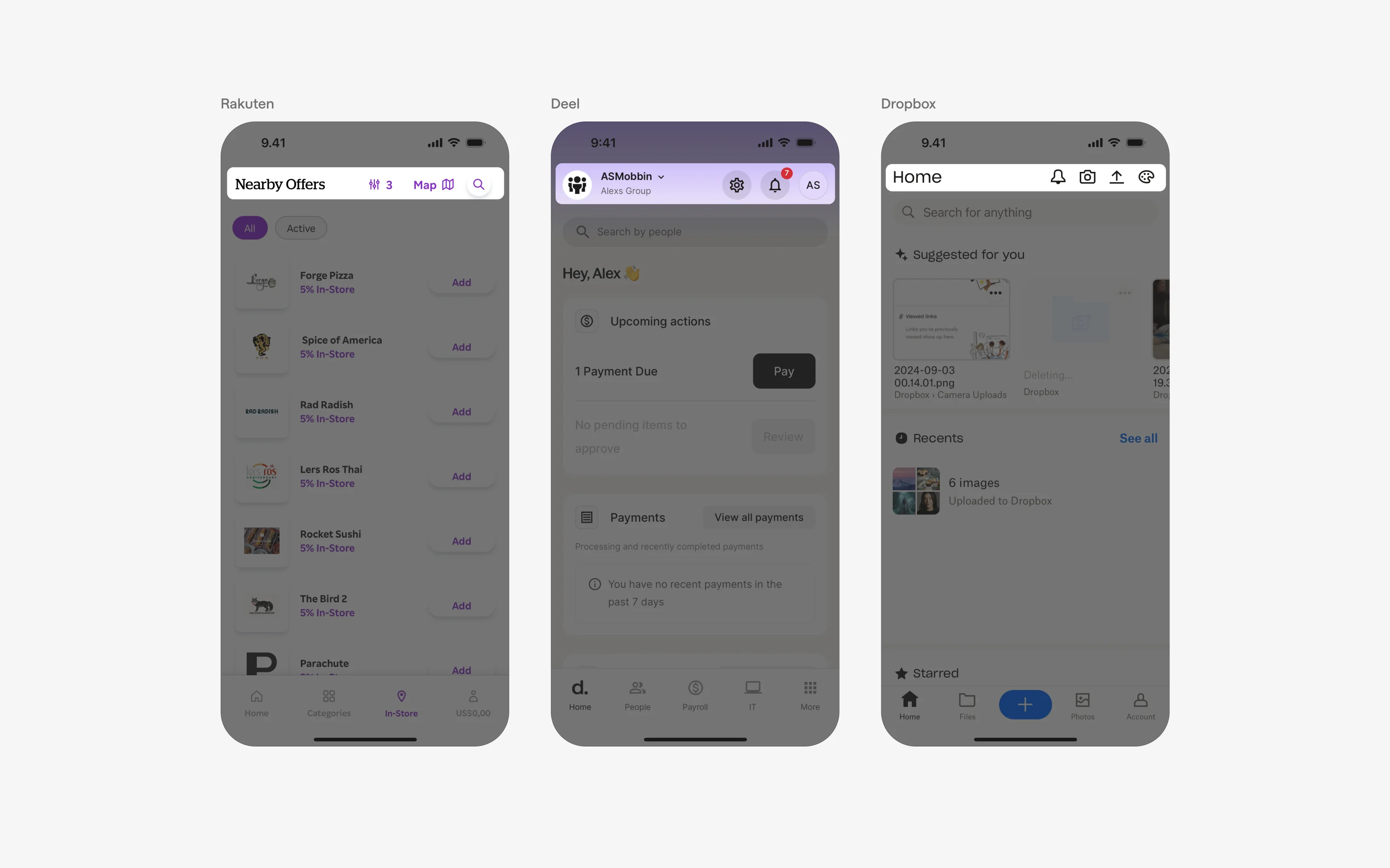 Top Navigation Bar UI Design: Best practices, Design variants ...
