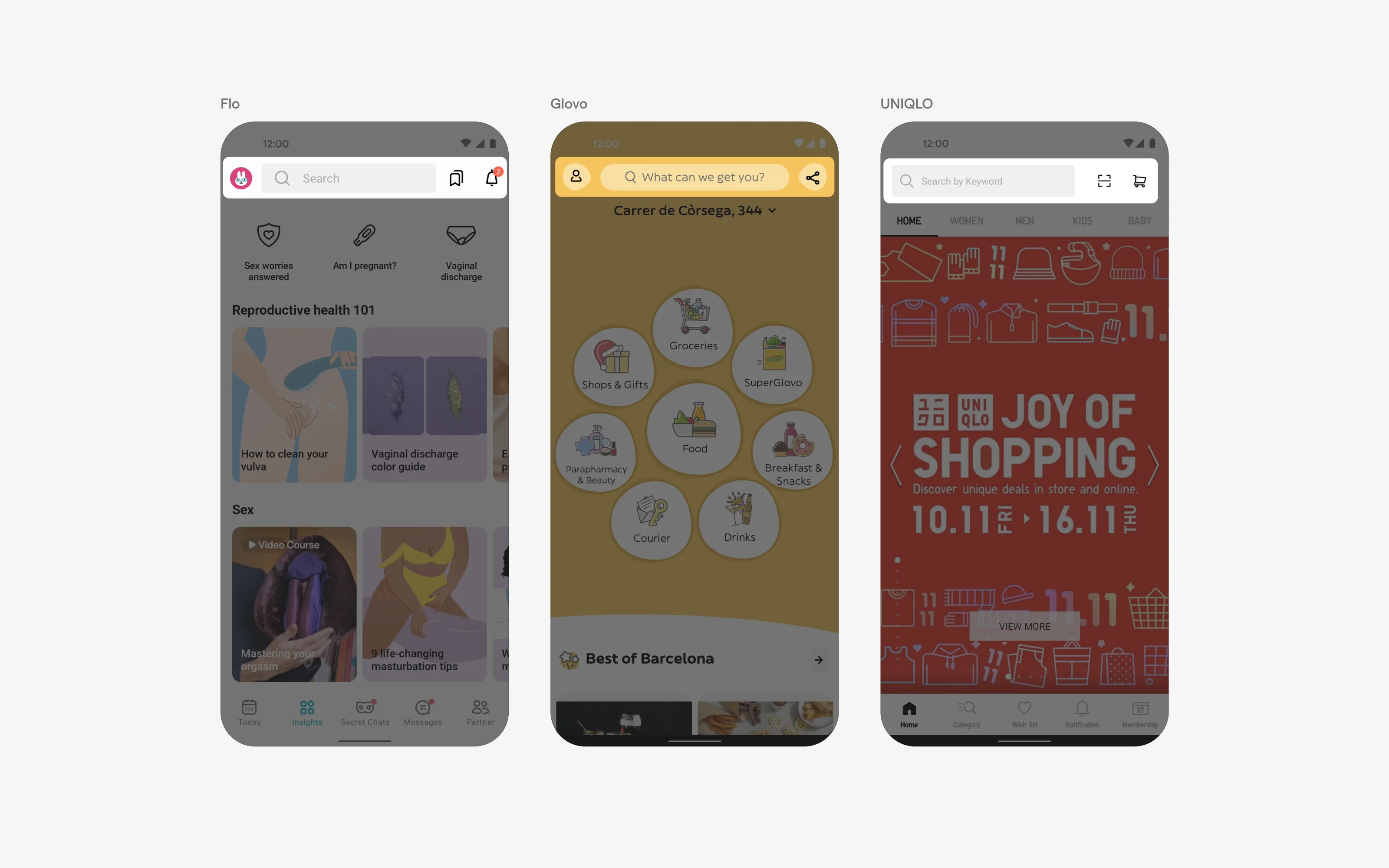 Top Navigation Bar UI Design: Best practices, Design variants ...