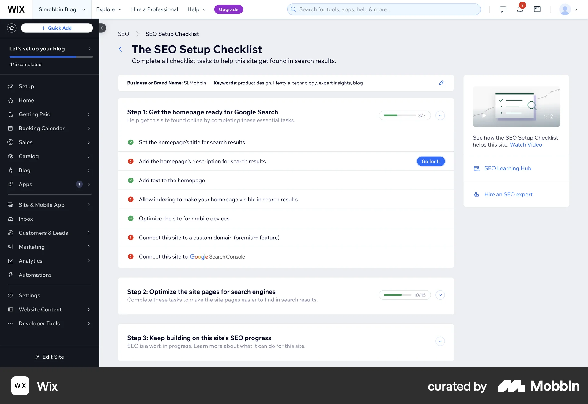 Wix Web screen containing Accordion UI element
