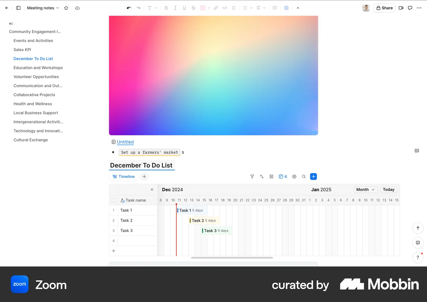 Web Timeline & History Design