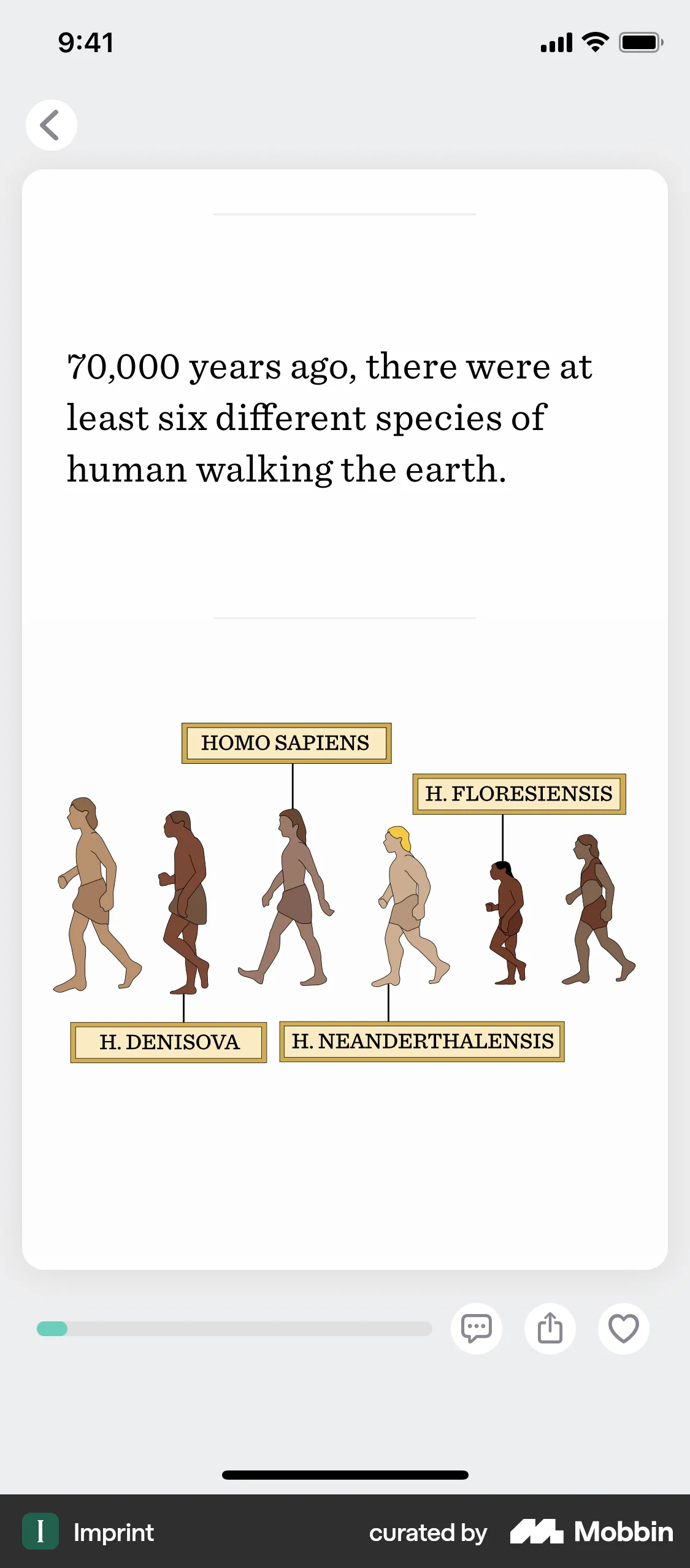 Imprint iOS Class & Lesson Detail screen