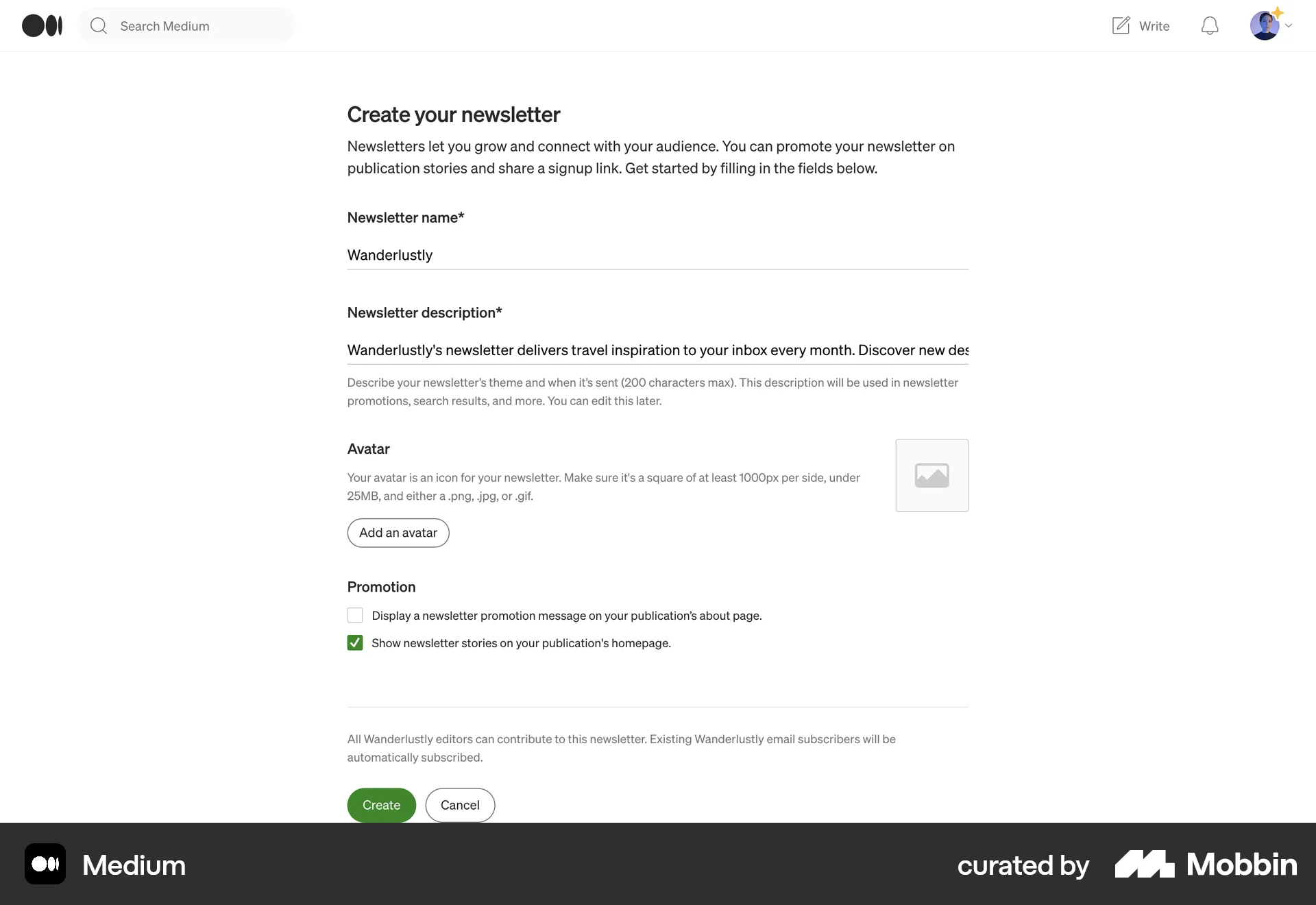 Medium Web Web Form UI screen
