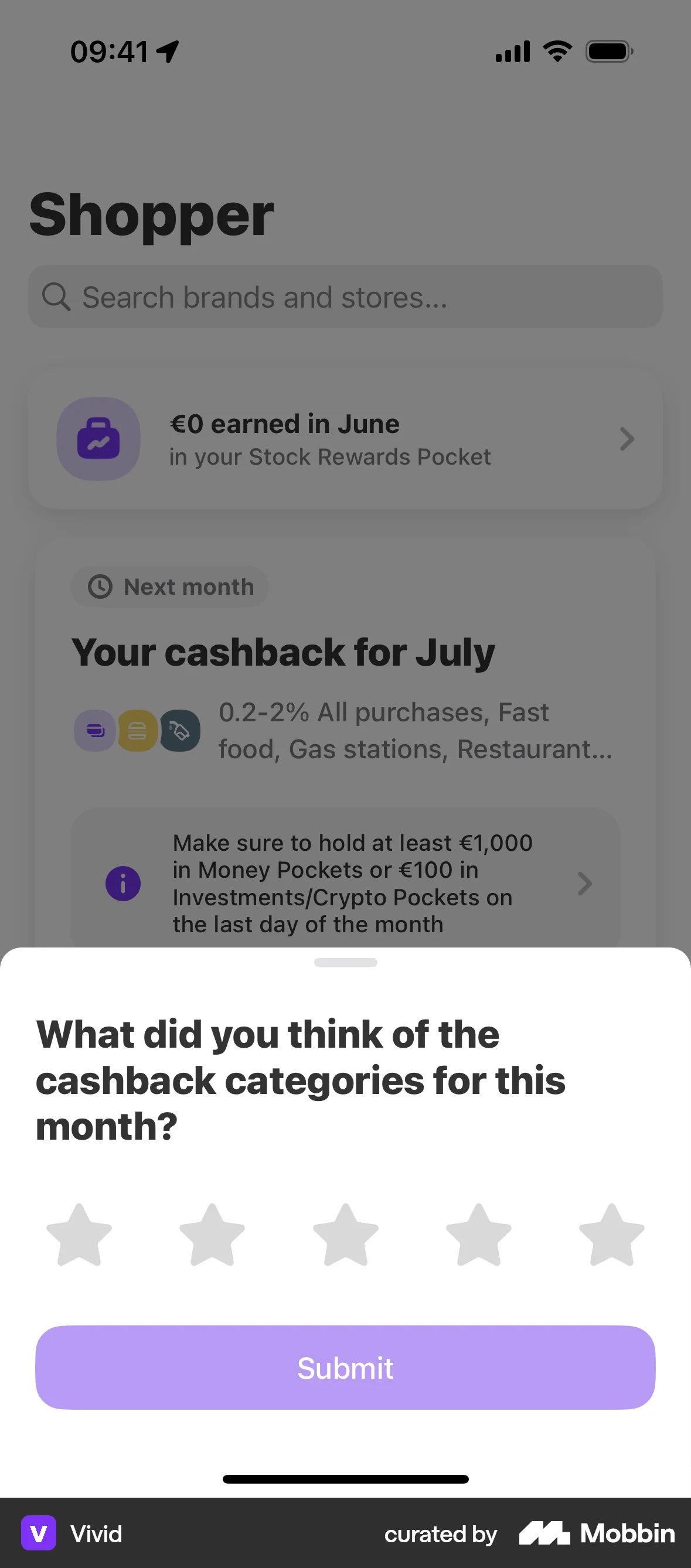 Vivid iOS Reviews & Ratings screen