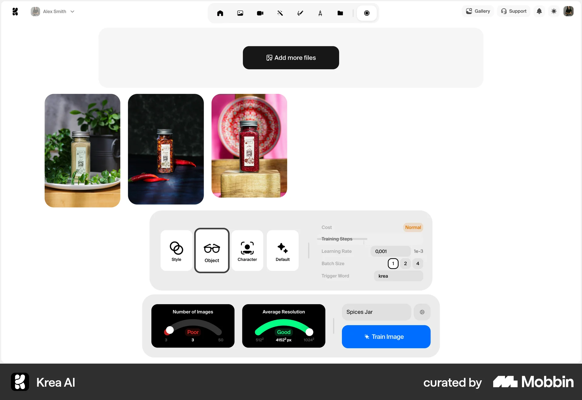 Krea AI Web Photo & Video App screen