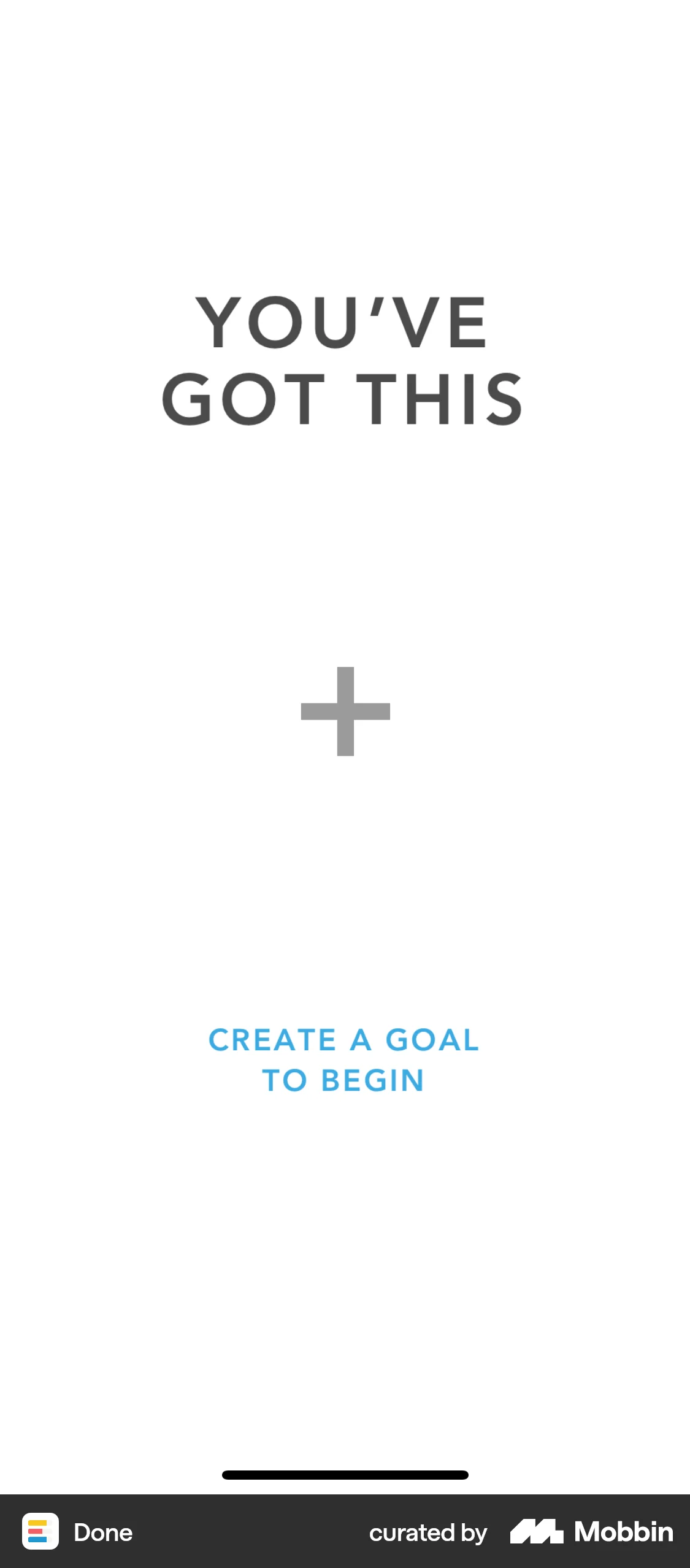 Done iOS Guided Tour & Tutorial screen
