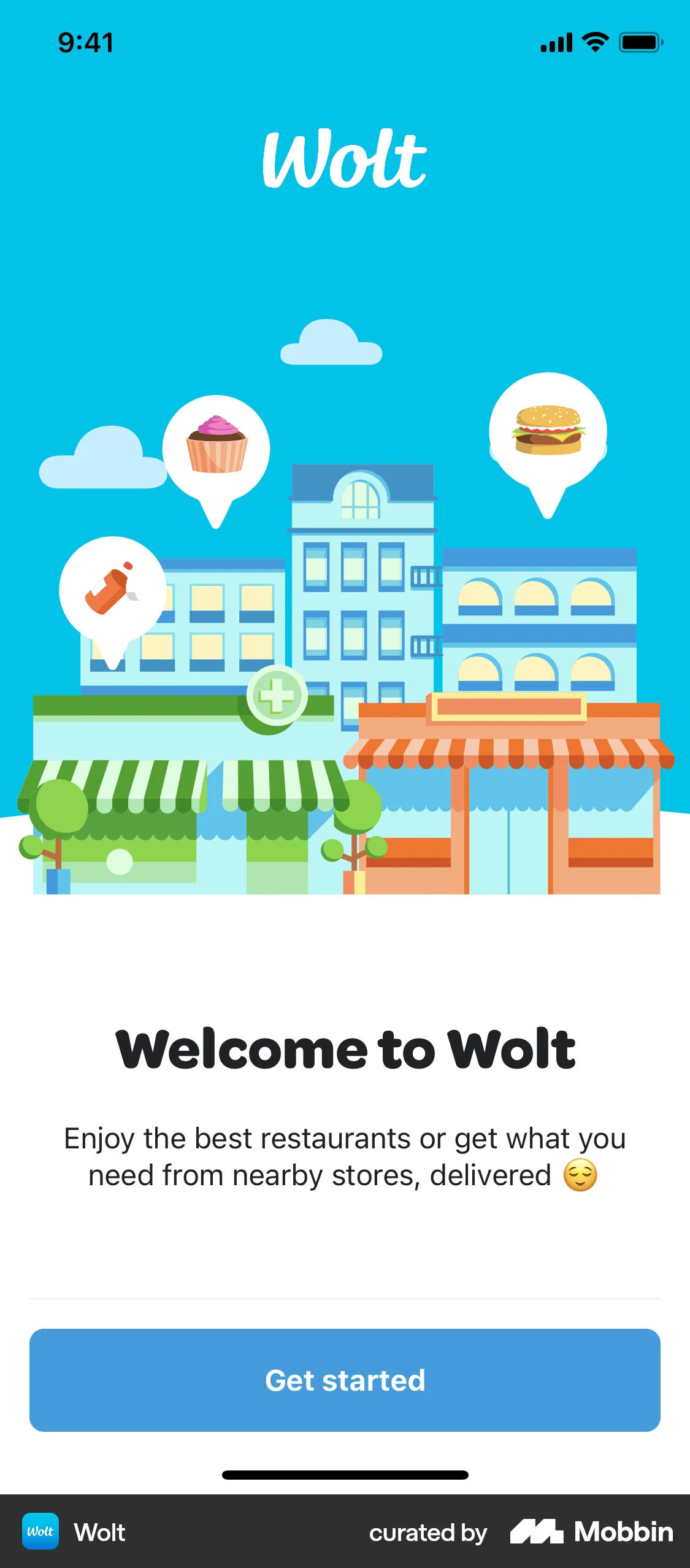 Wolt Tablet Screen Wolt Delivery iOS Screen | Mobbin
