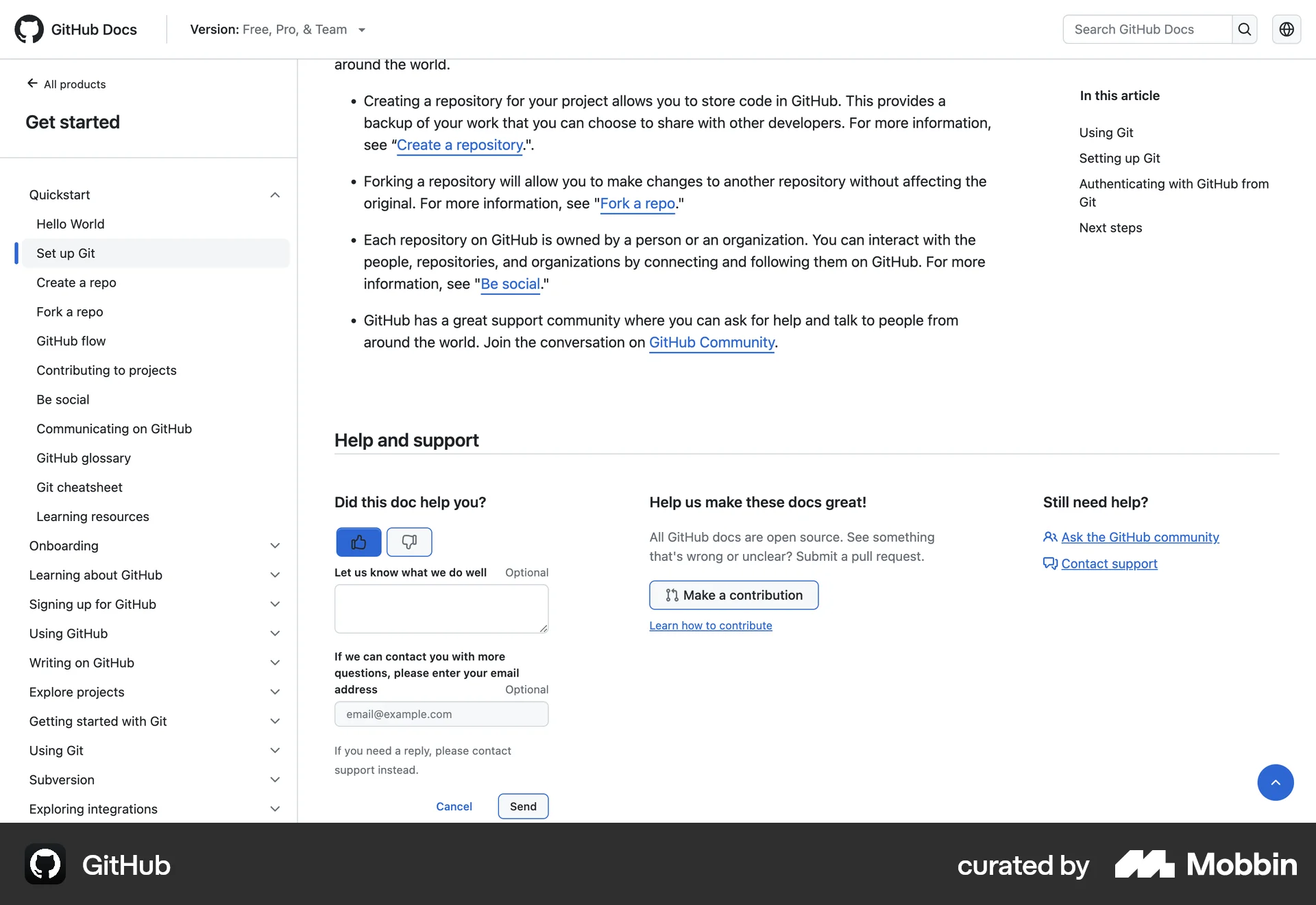 GitHub Web Reviews & Ratings screen