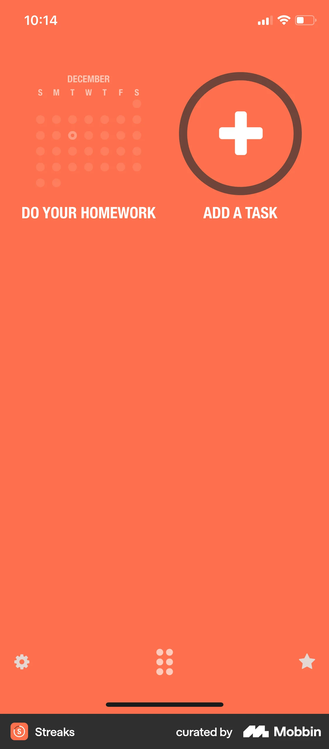 Streaks iOS Note Detail screen