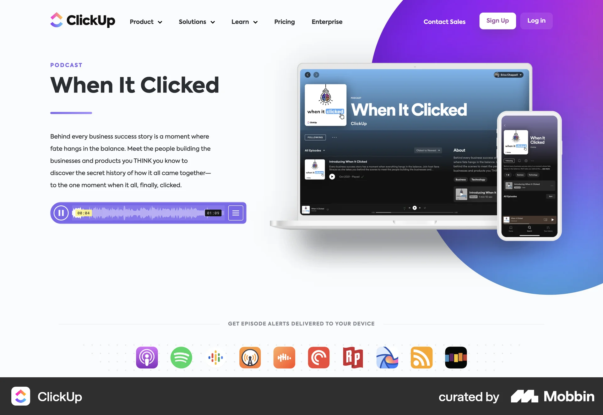 ClickUp screen