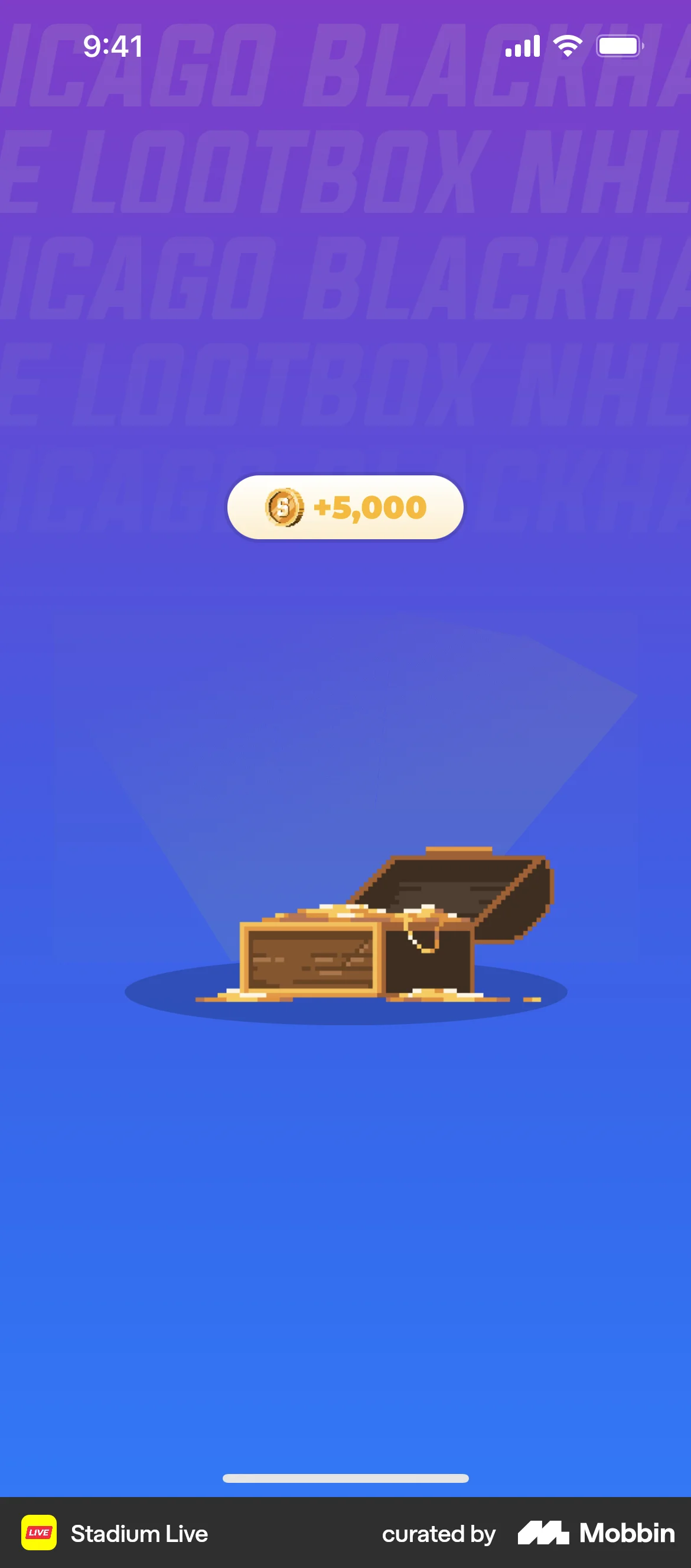 Stadium Live iOS Promotions & Rewards screen