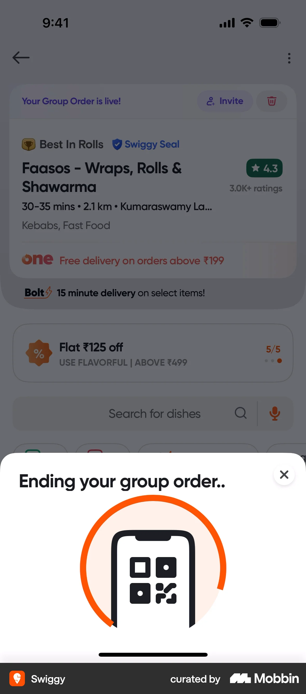 Swiggy iOS Loading screen