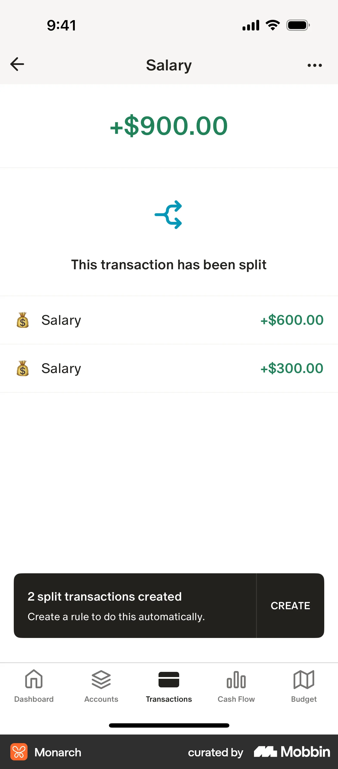 Monarch iOS Acknowledgement & Success screen