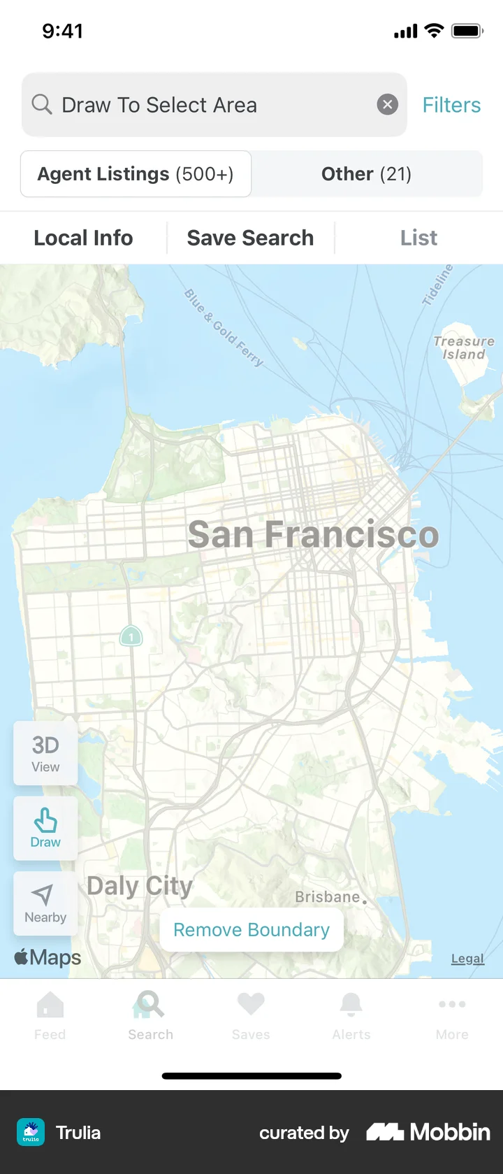 Os Draw Trulia iOS Draw Selection Mode | Mobbin