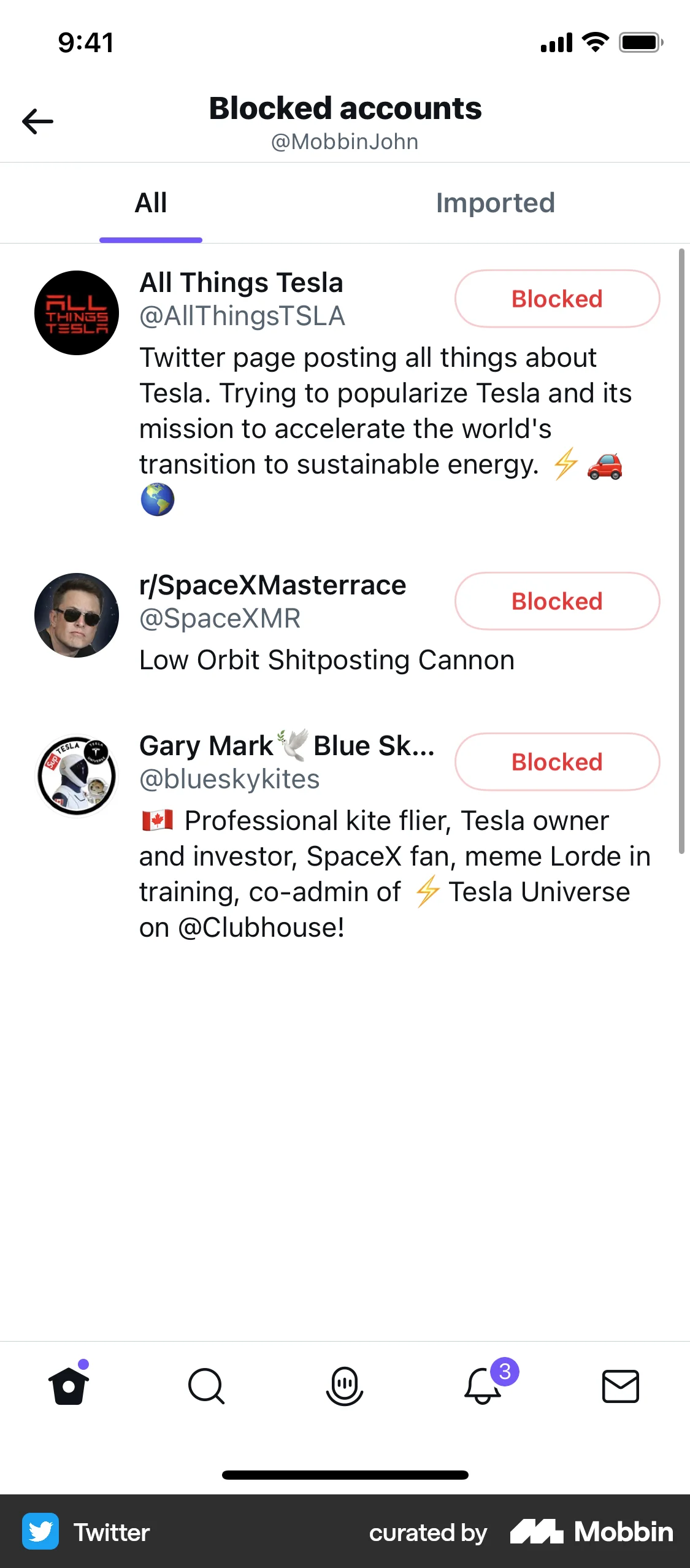 X iOS Ban & Block screen