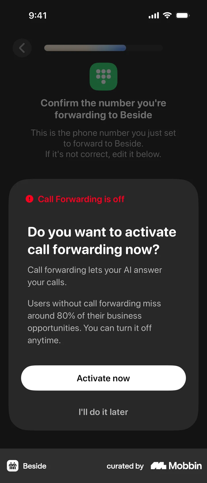 Copy Confirmation Example Ui Confirmation Screen UI Examples