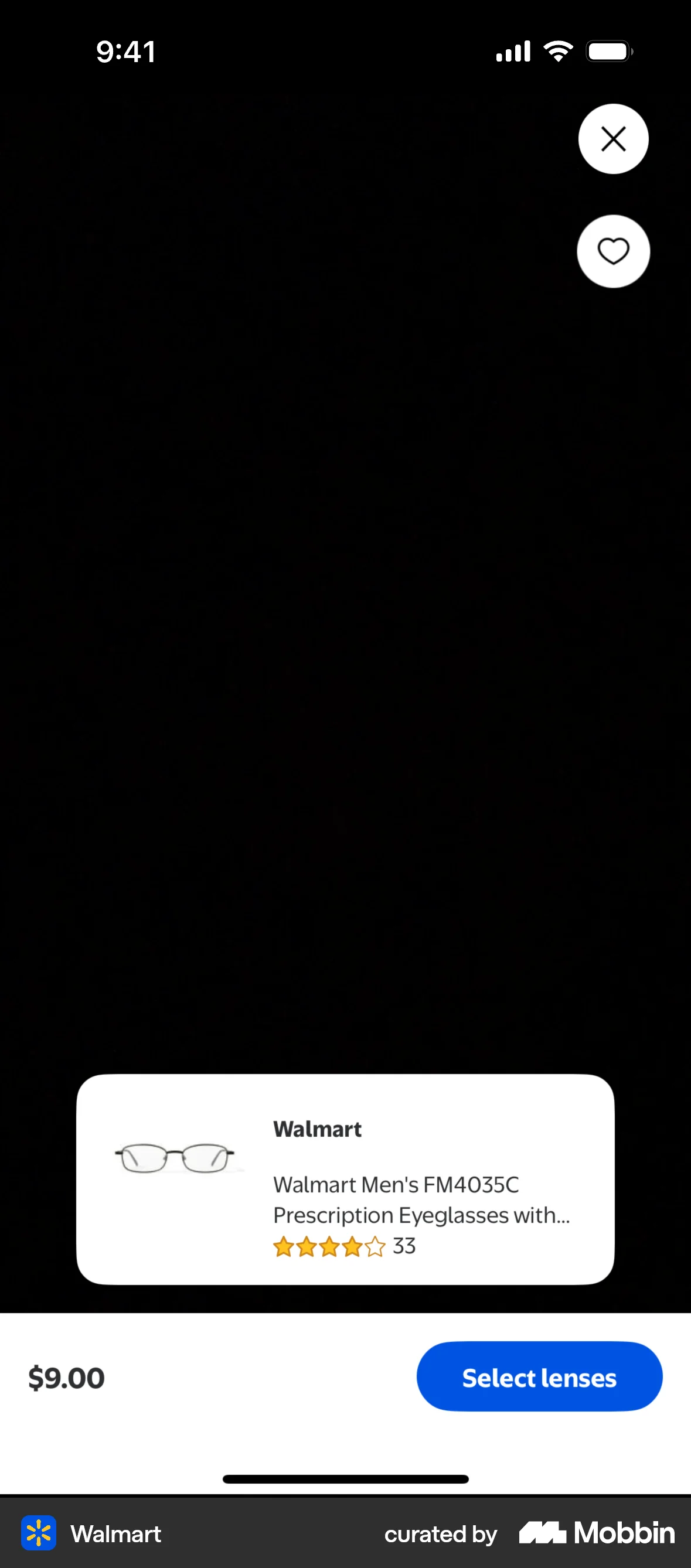 Walmart iOS Camera & Scanner screen