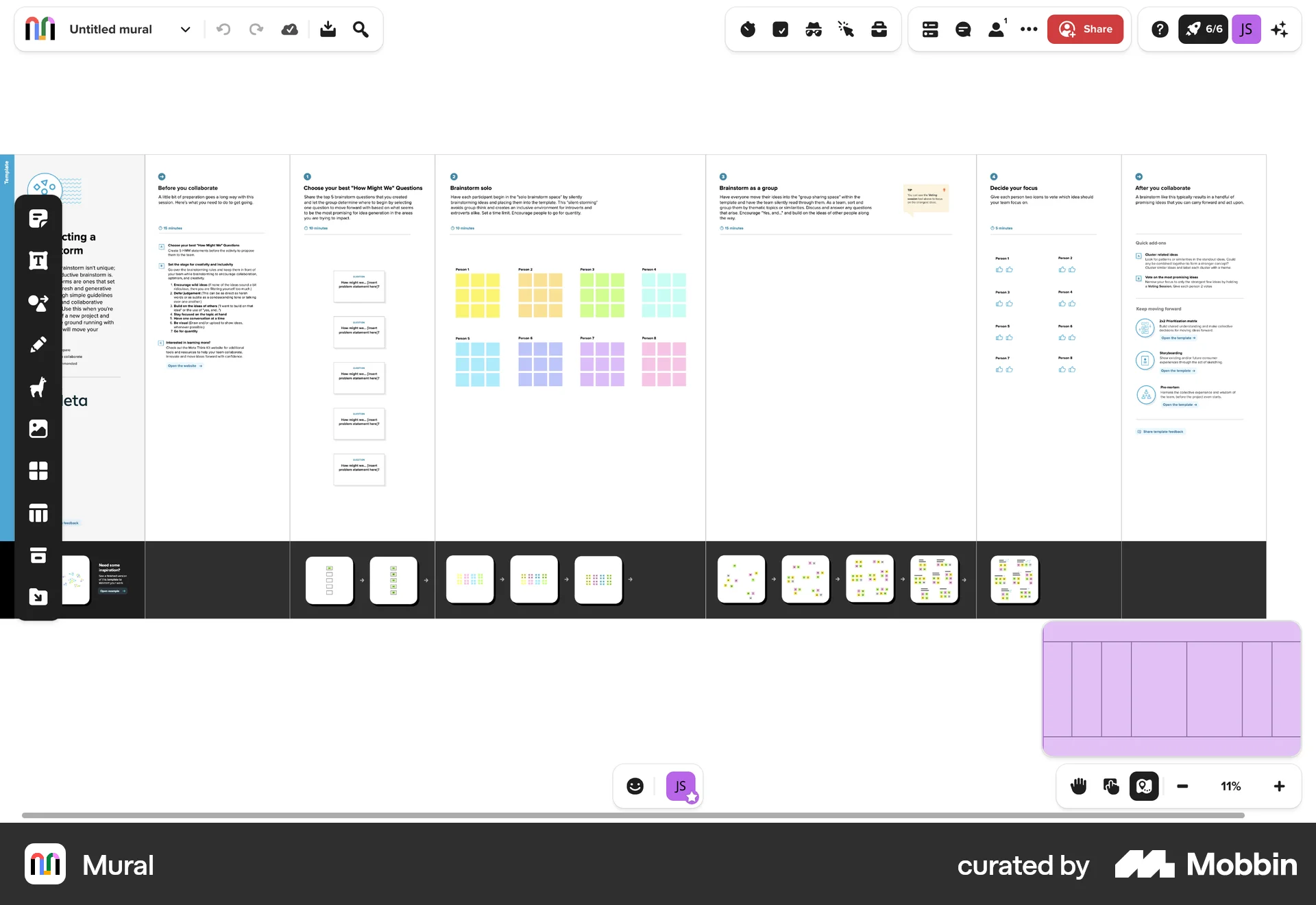 Mural Web Canvas screen