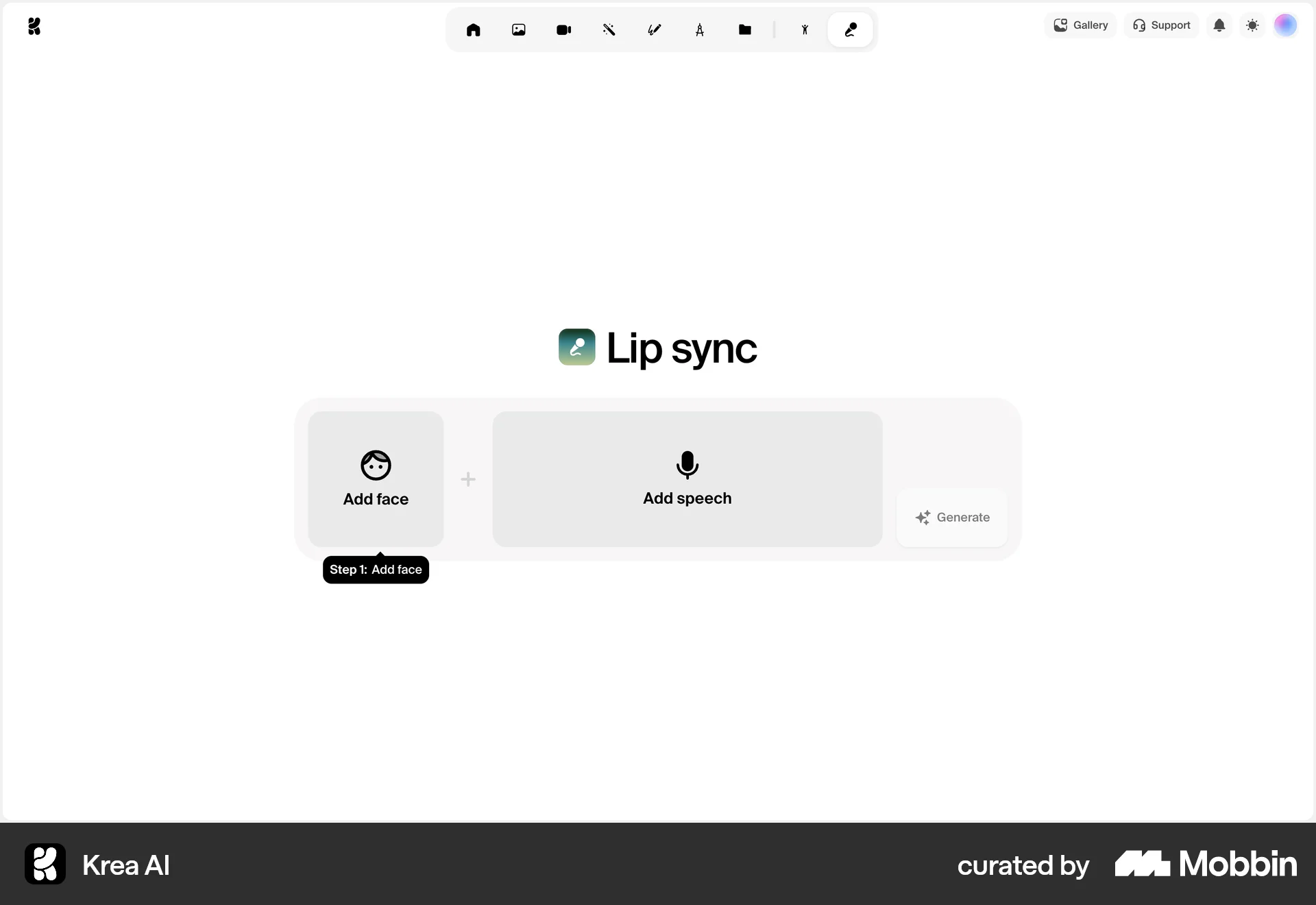 Krea AI Web Photo & Video App screen