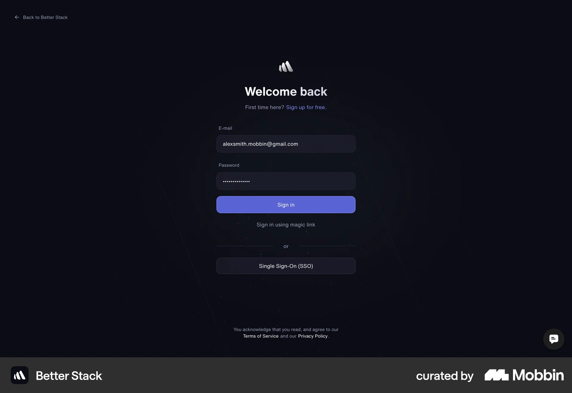 Better Stack Web Developer Tools App screen