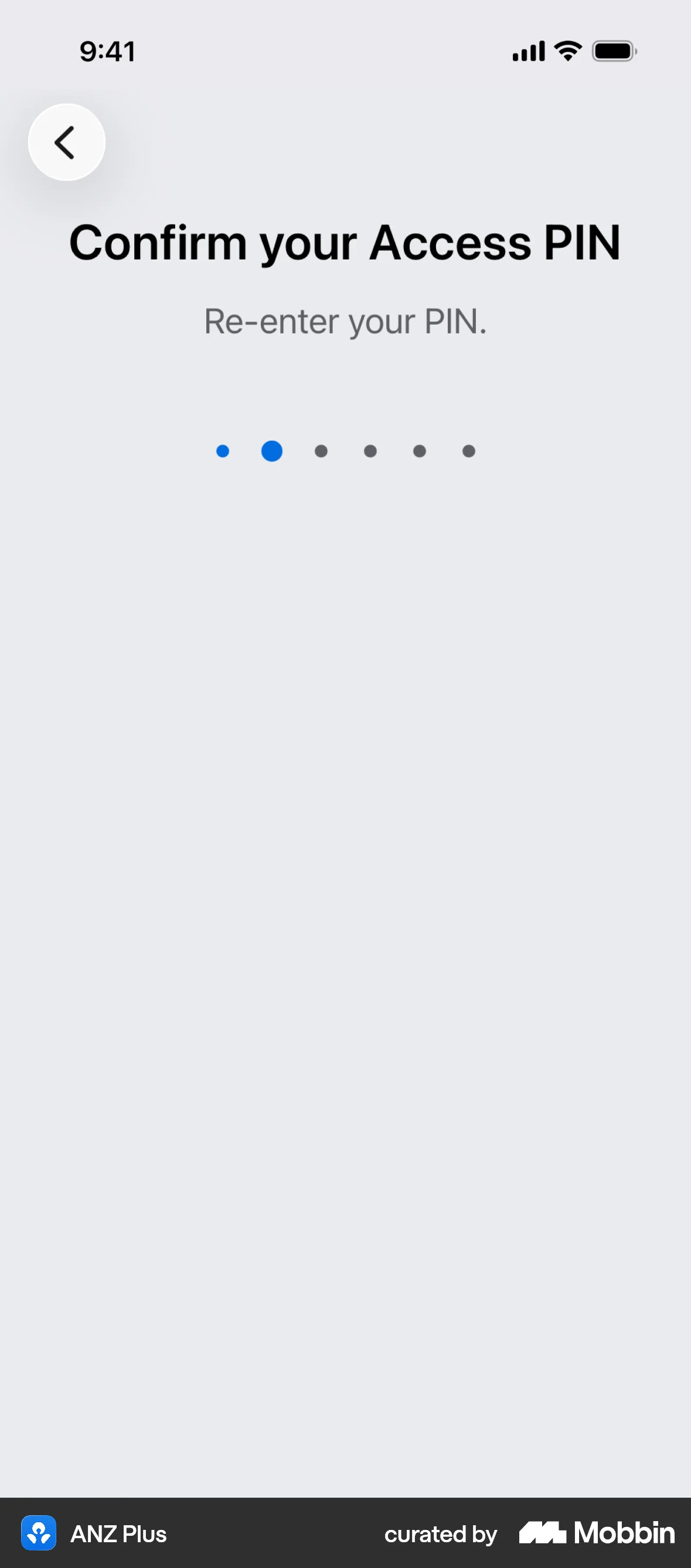 ANZ Plus Onboarding screen