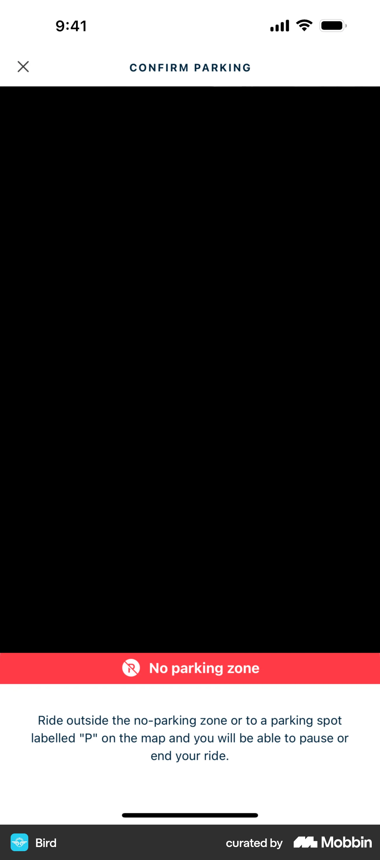 Bird iOS Error screen