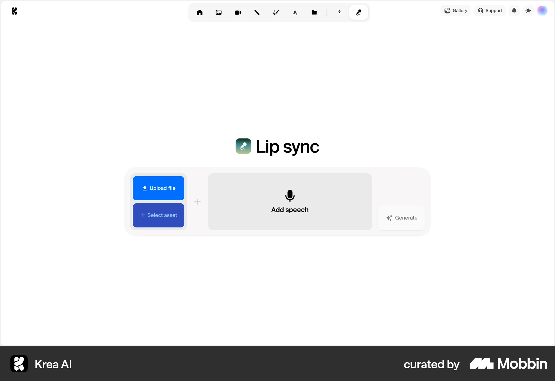 Krea AI Web Photo & Video App screen
