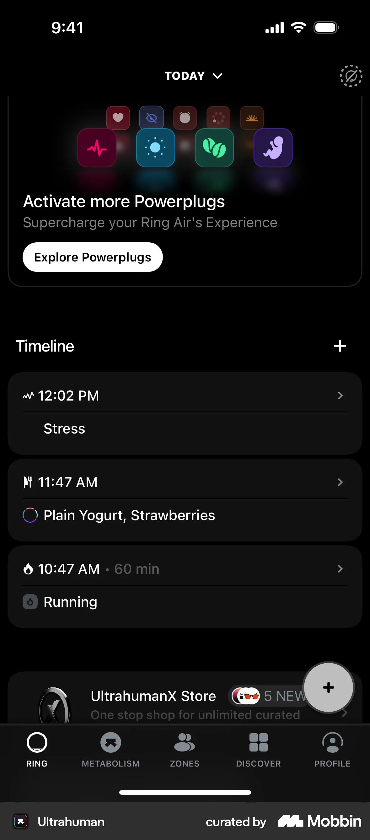 Ultrahuman iOS Feature Info screen
