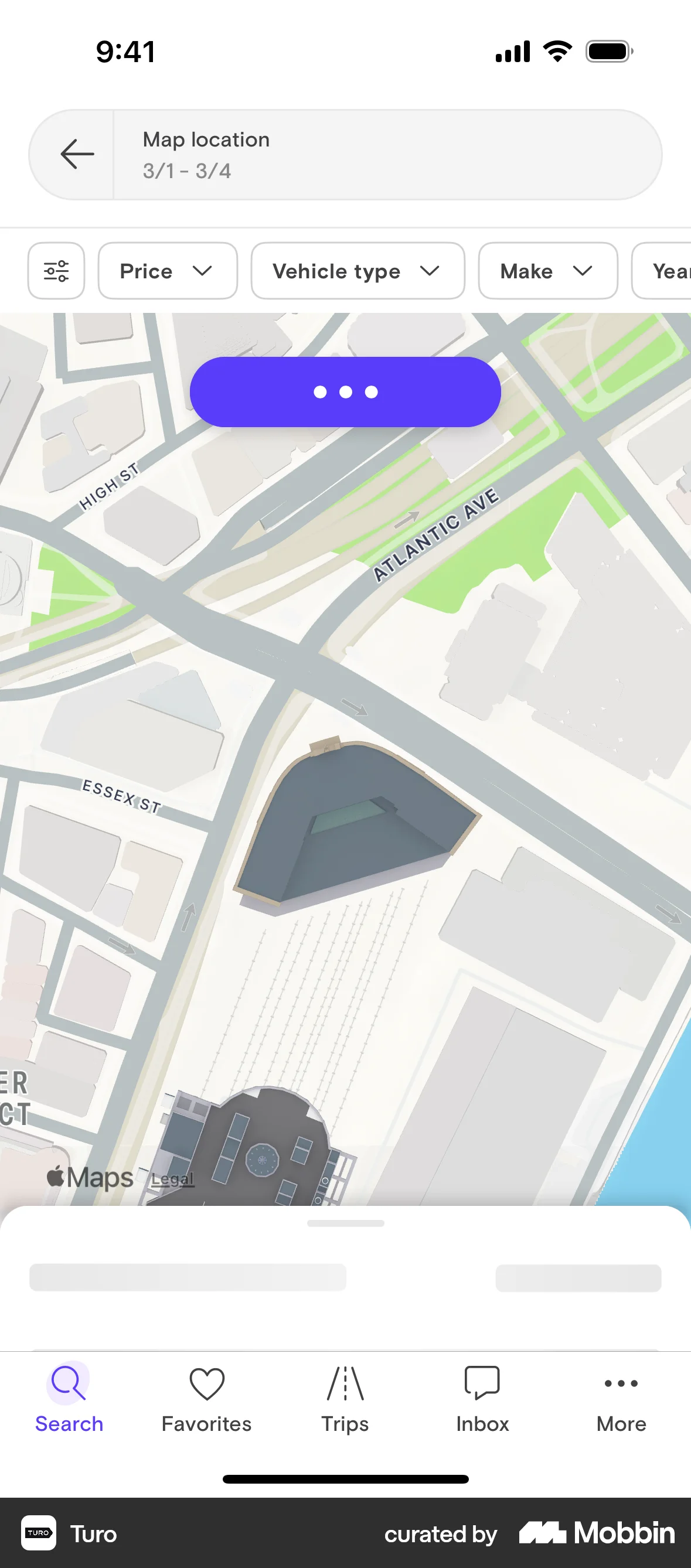 Turo iOS Loading screen