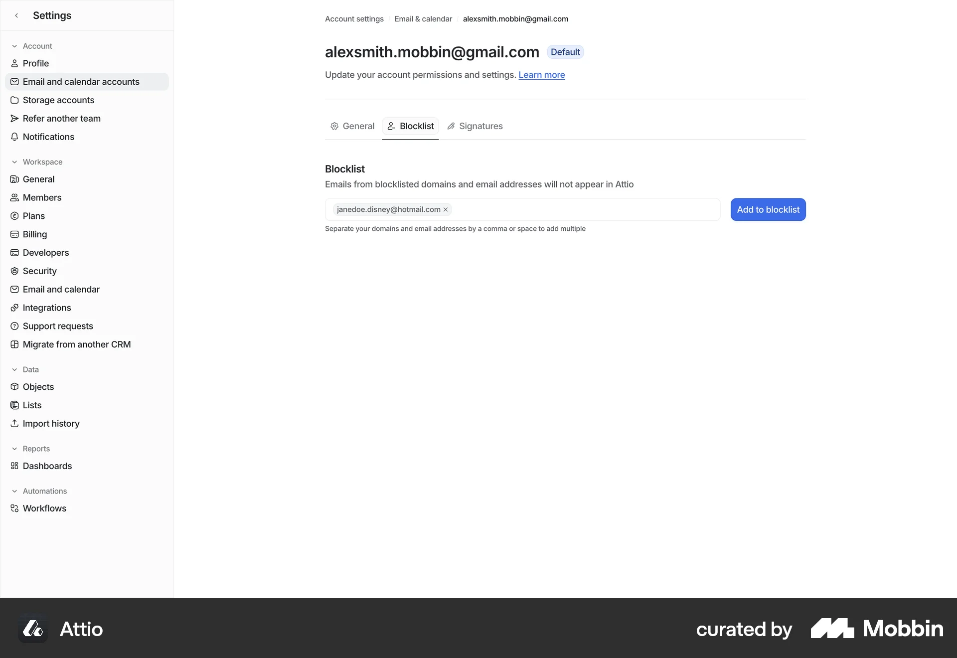 Attio Web Ban & Block screen