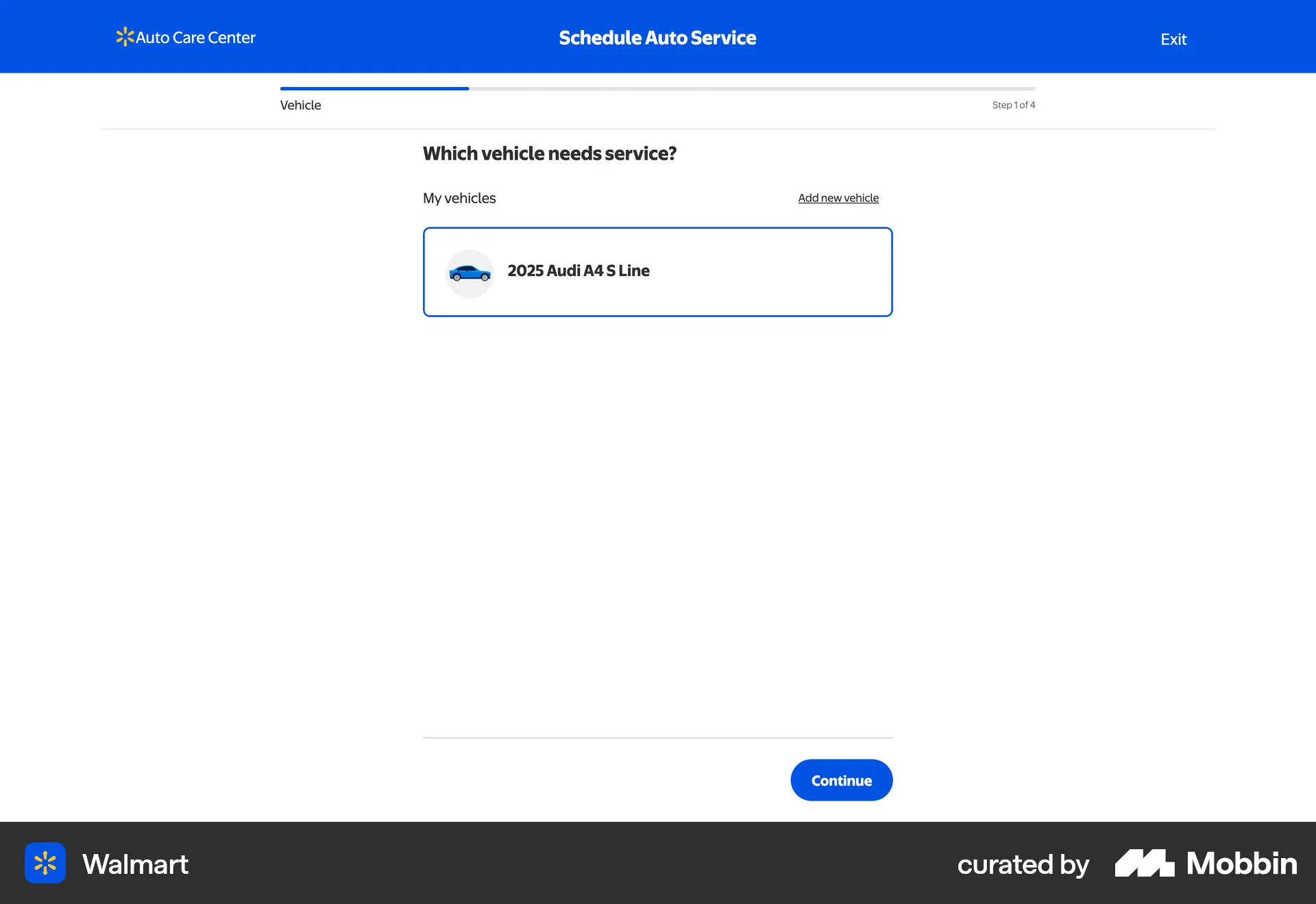 Walmart Web screen containing Full-Screen Overlay UI element