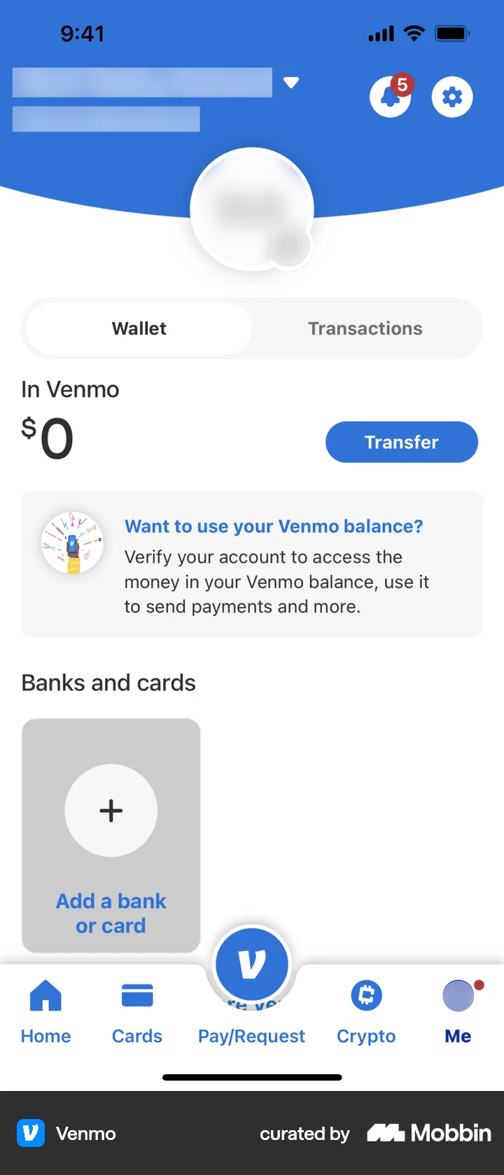 Venmo Ios Ui Venmo iOS Screen | Mobbin