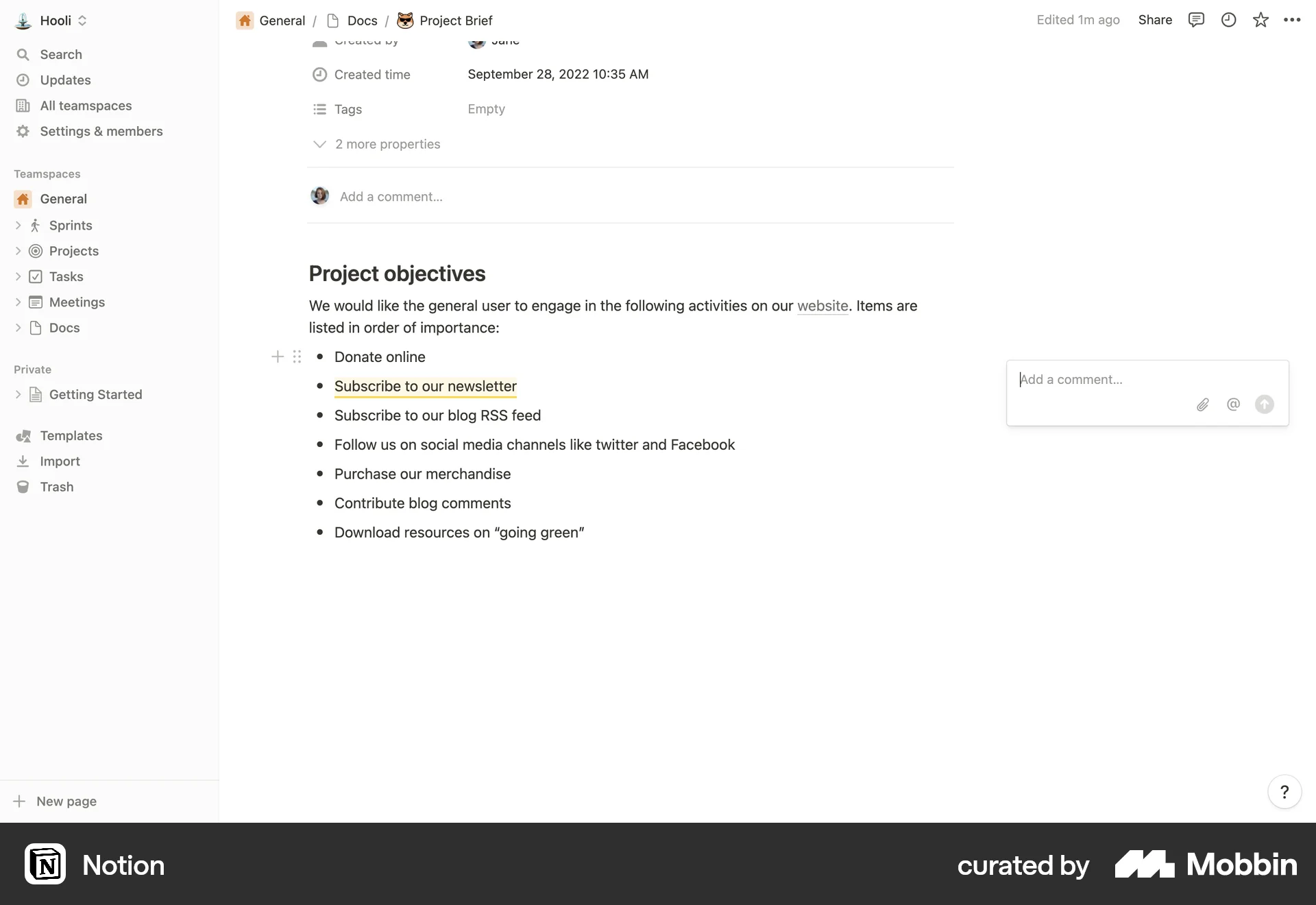 Notion Web Draw & Annotate screen