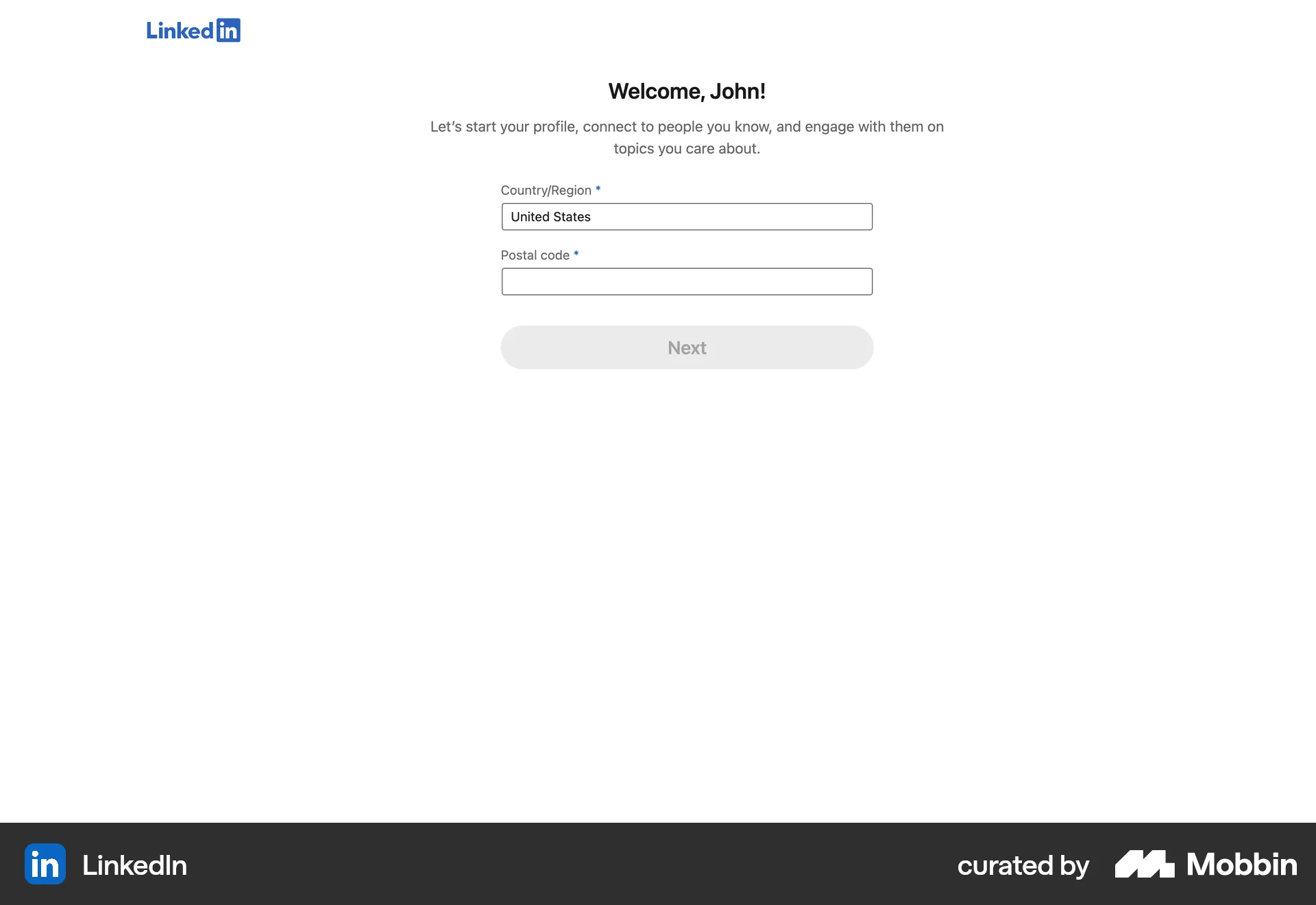 LinkedIn Web Jobs & Recruitment App screen