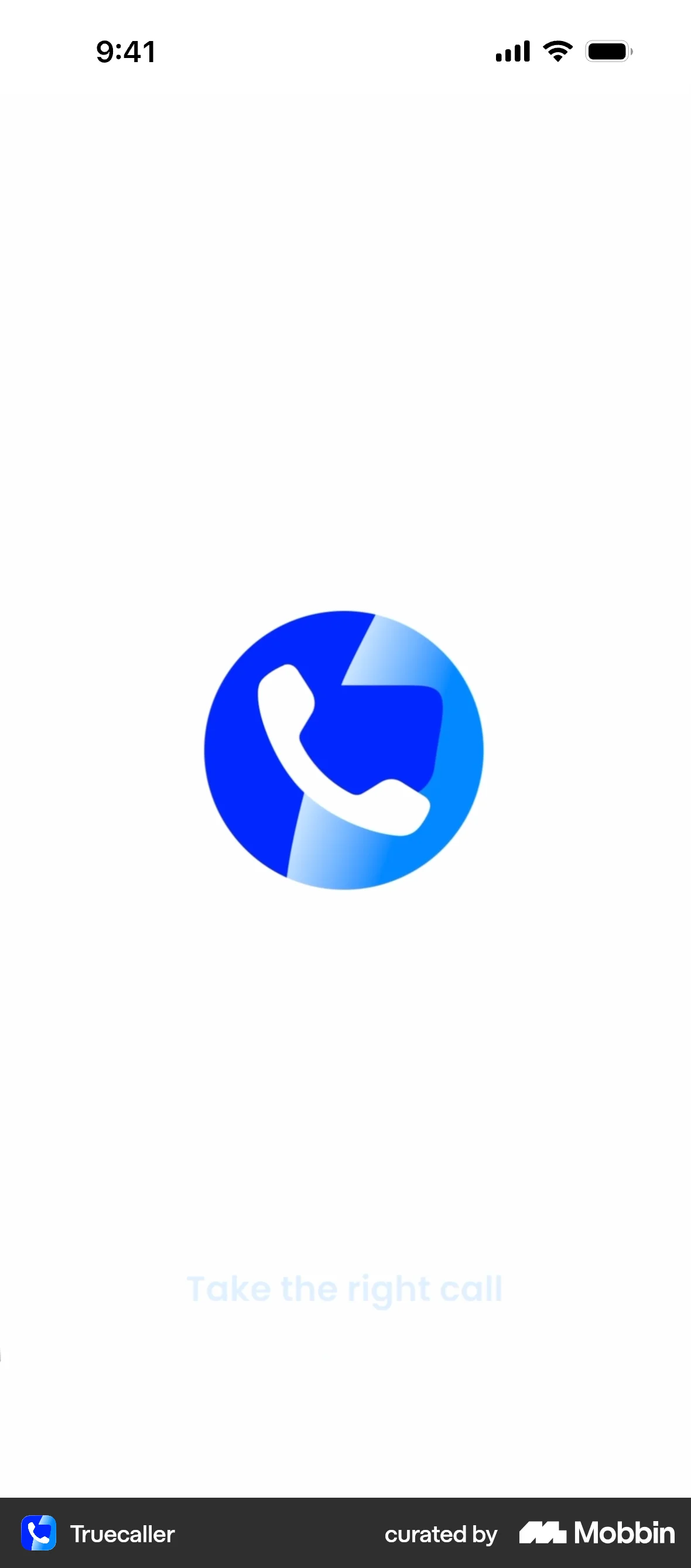 Truecaller Onboarding screen