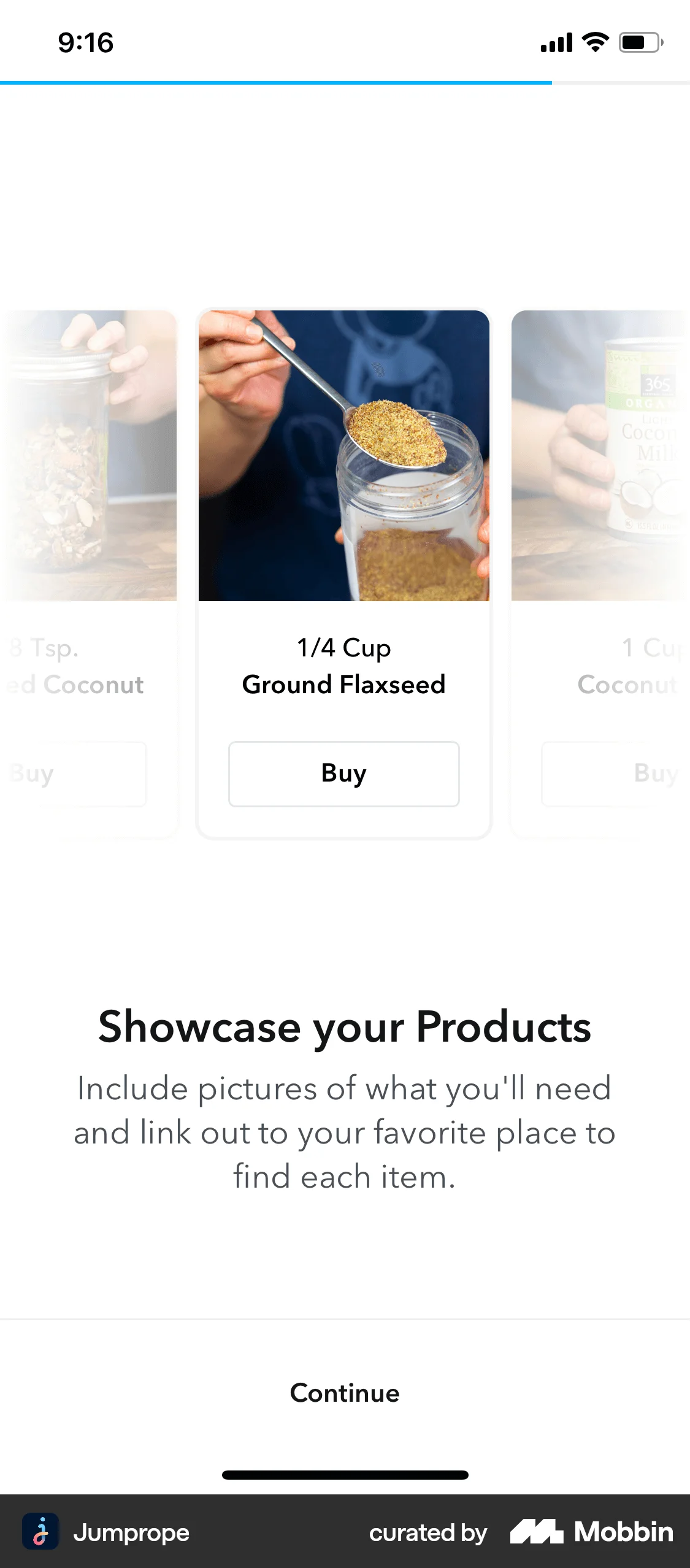 Jumprope iOS Photo & Video App screen