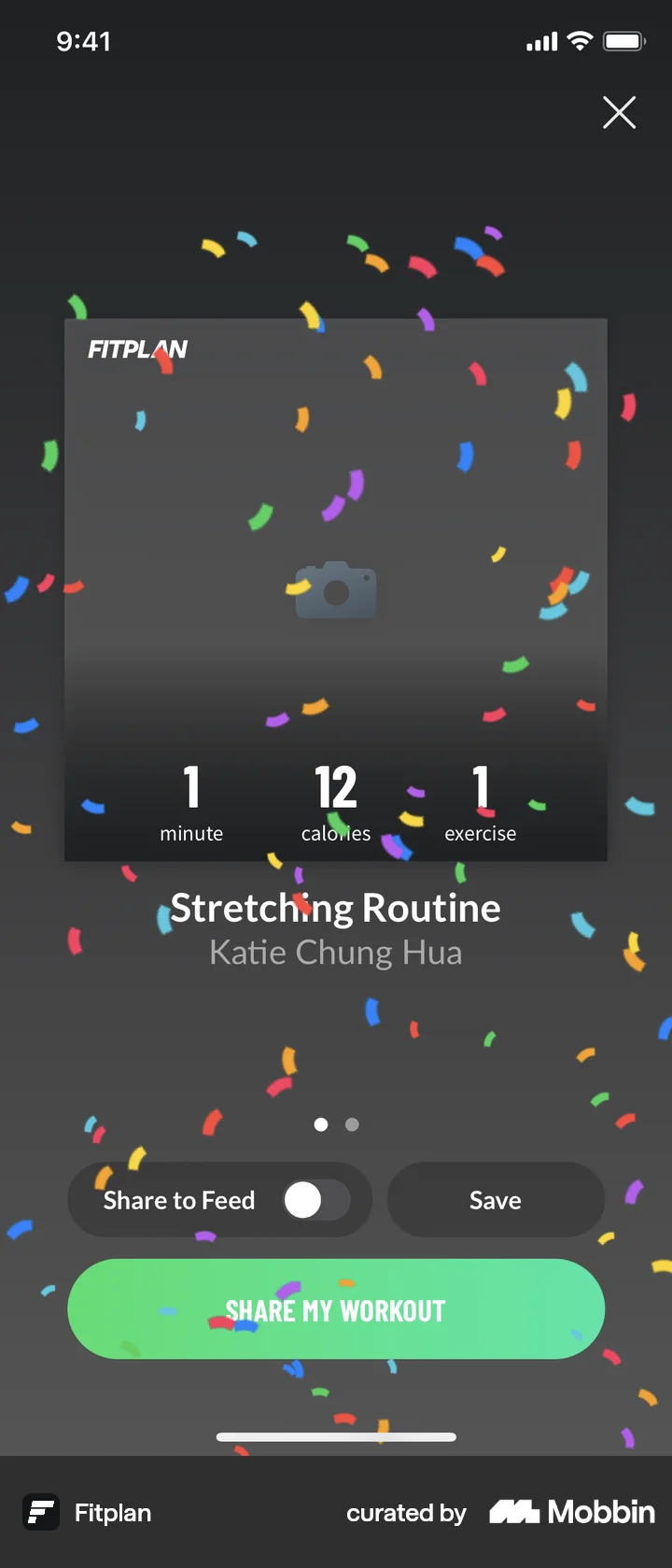 Confetti Ui iOS Confetti UI Design Inspiration