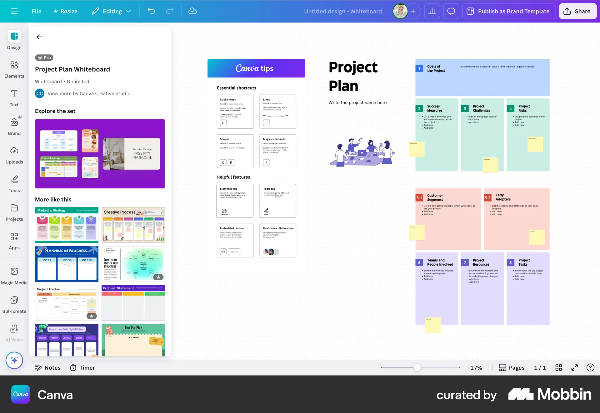 Canva Web Canvas screen