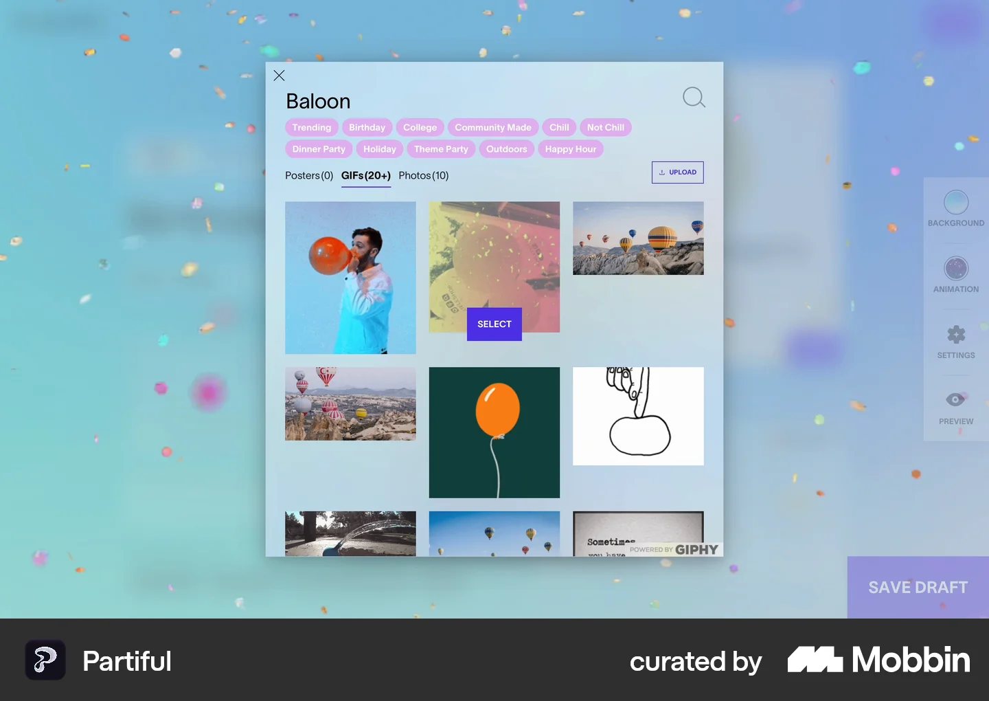 Partiful Website Lifestyle Web Design