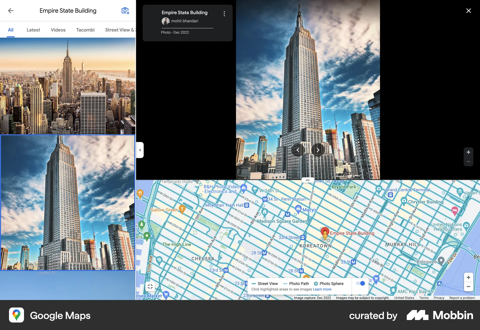 Google Maps Web Map screen