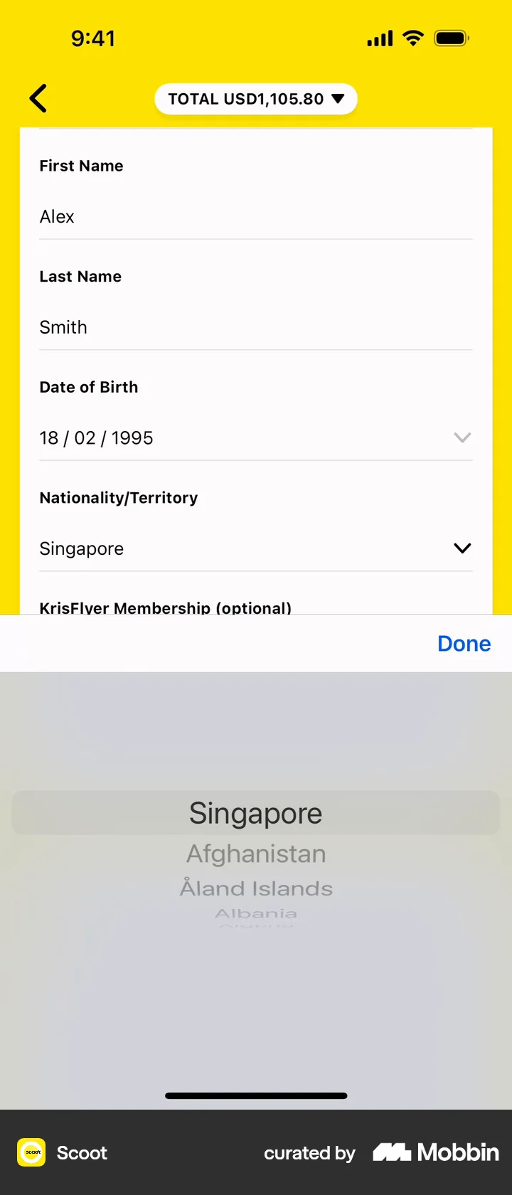 Mobile Form Examples Form UI Mobile Design Examples