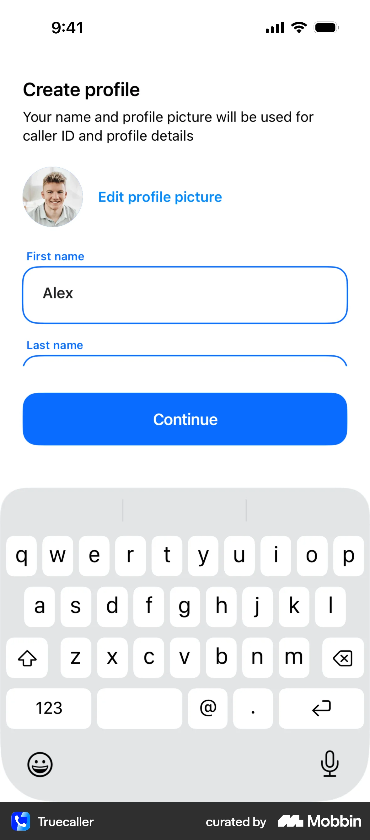 Truecaller Onboarding screen
