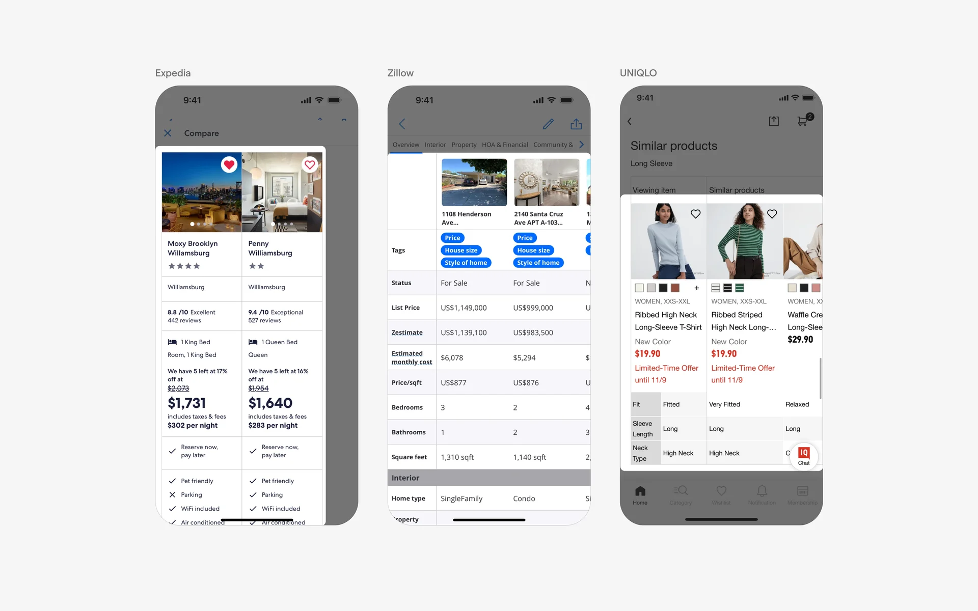 Table UI Design: Best practices, Design variants & Examples | Mobbin