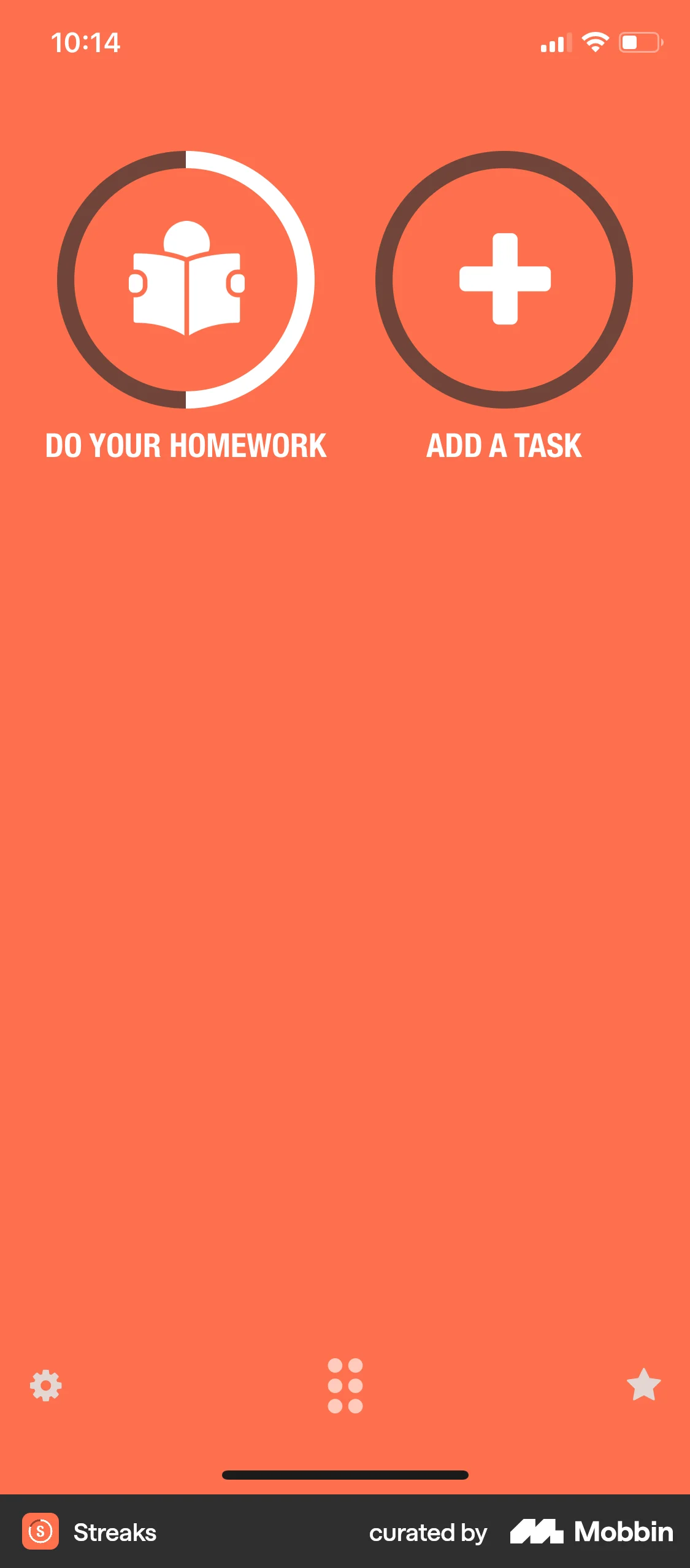 Streaks iOS Note Detail screen