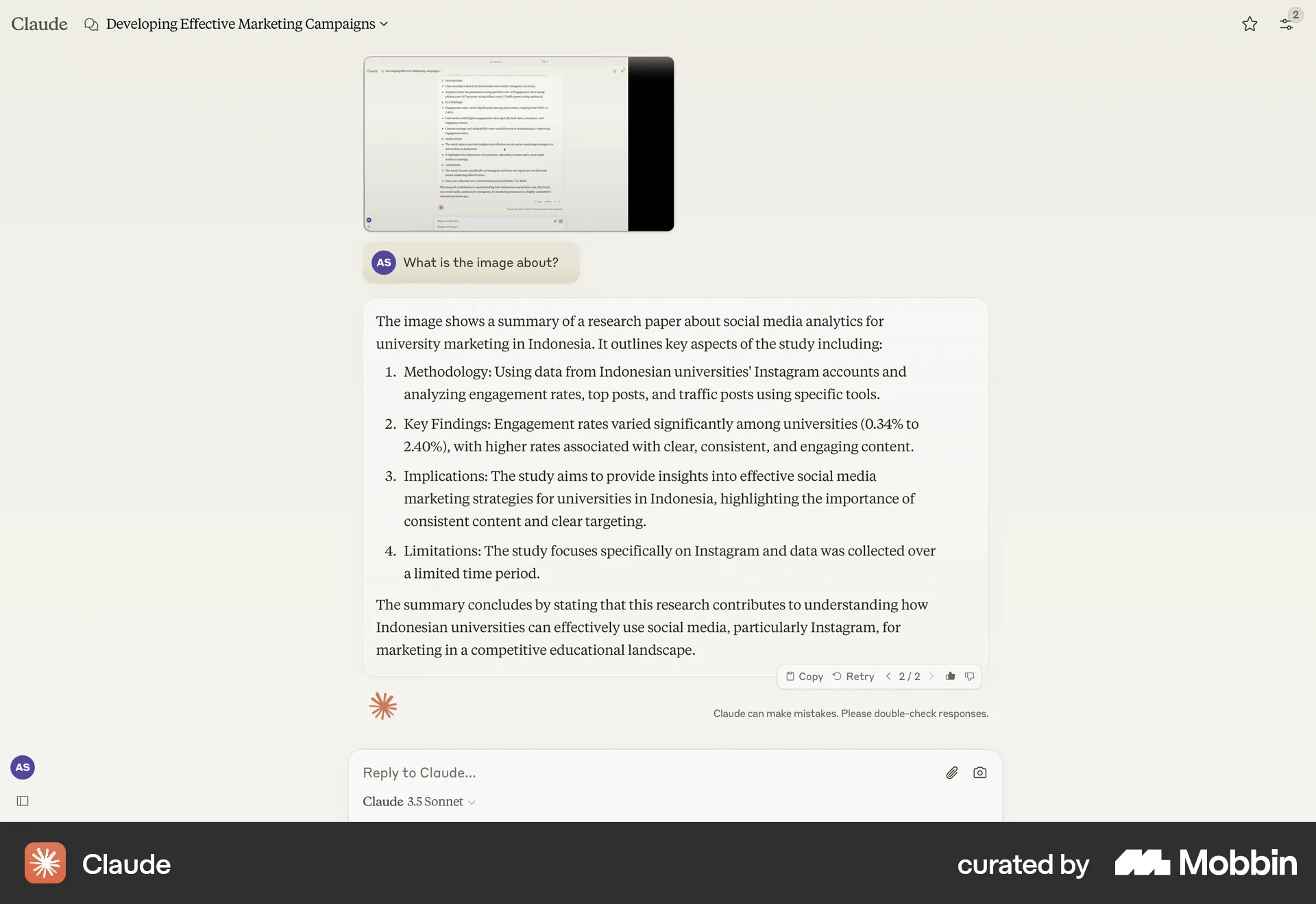 Claude Web Reviews & Ratings screen
