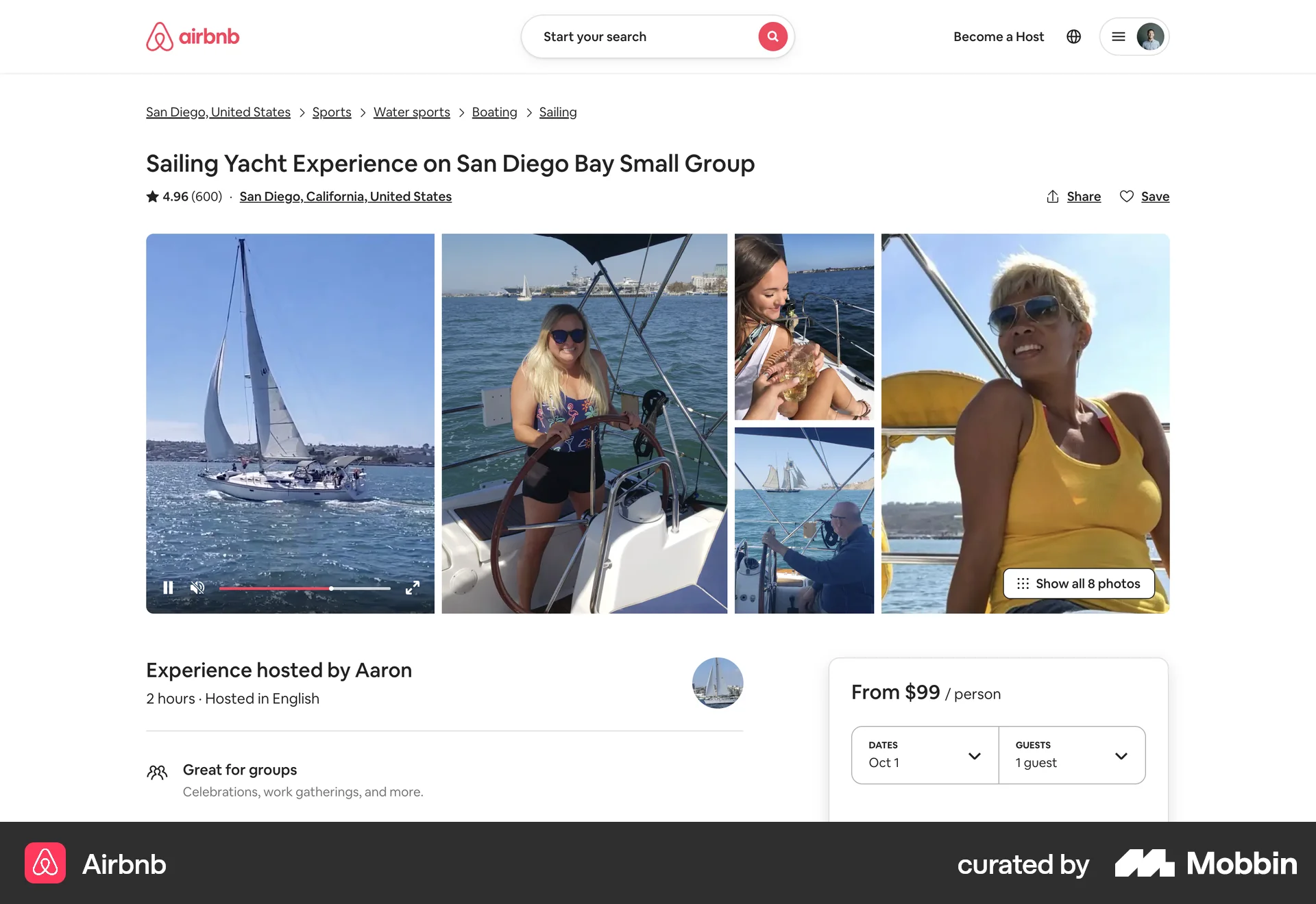 Airbnb Web Real Estate App screen