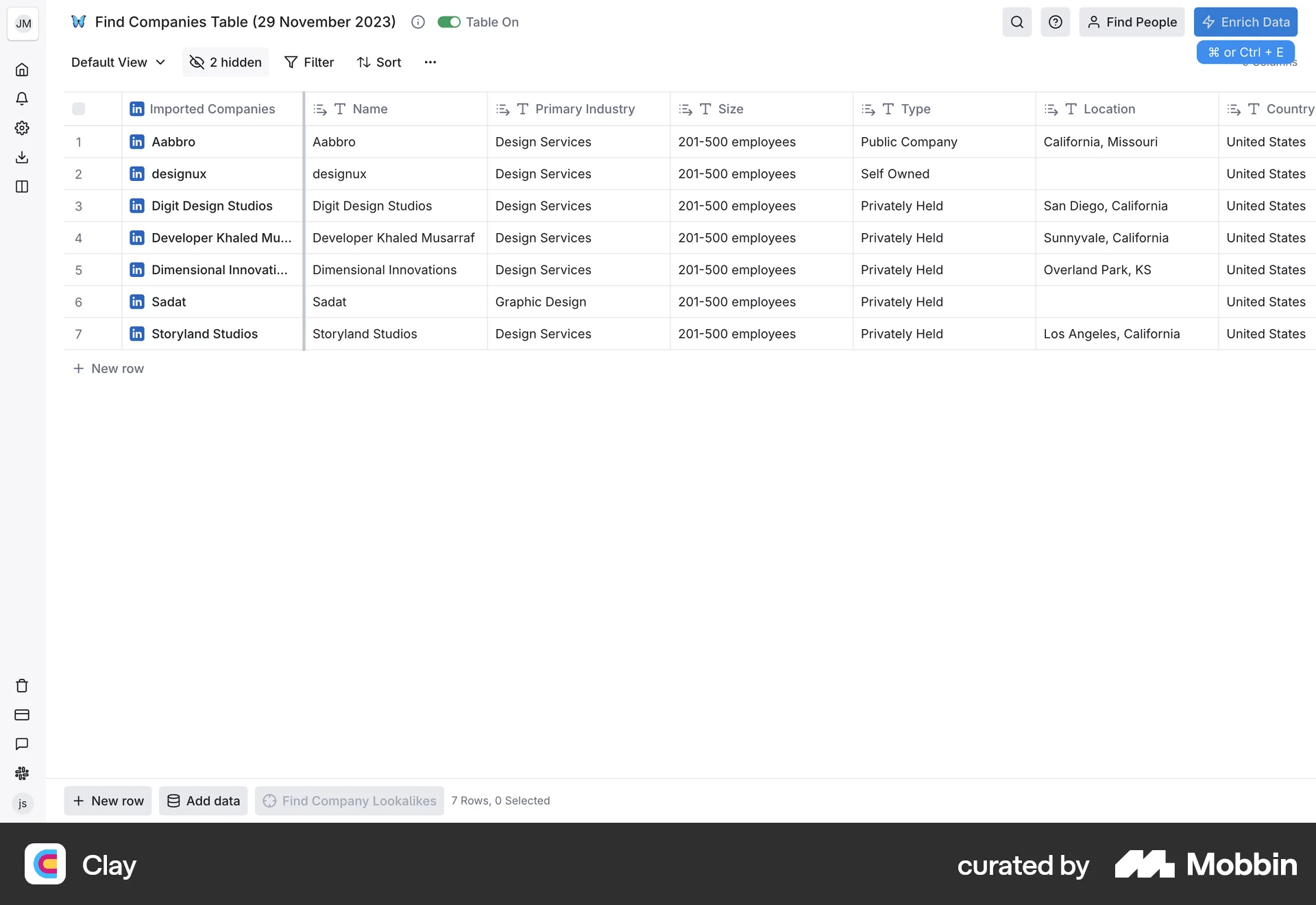 Clay Web screen containing Keyboard Key UI element