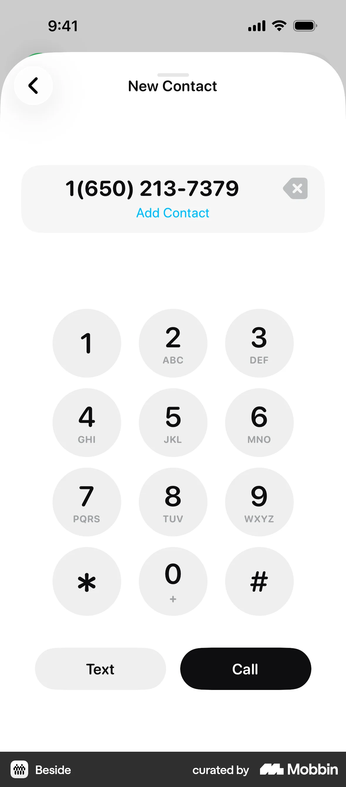 Beside iOS screen containing Button UI element