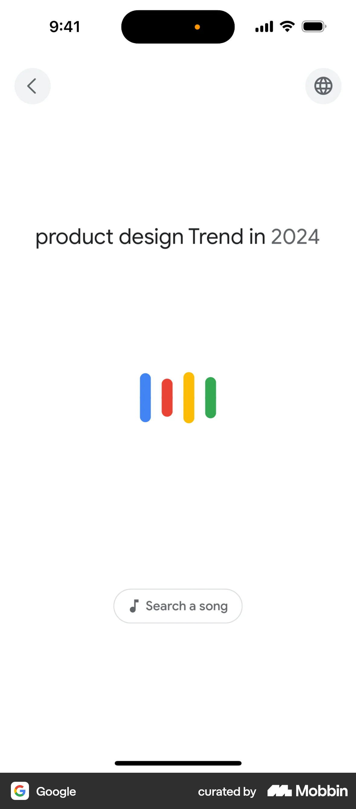Google iOS Audio & Video Recorder screen