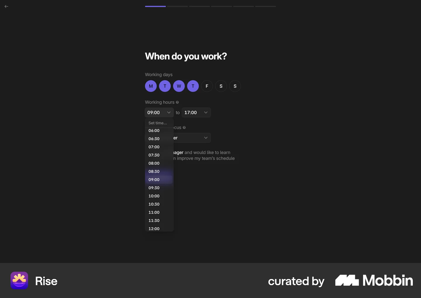 Time Sample Ui Time Selector UI Design Examples for Web Apps