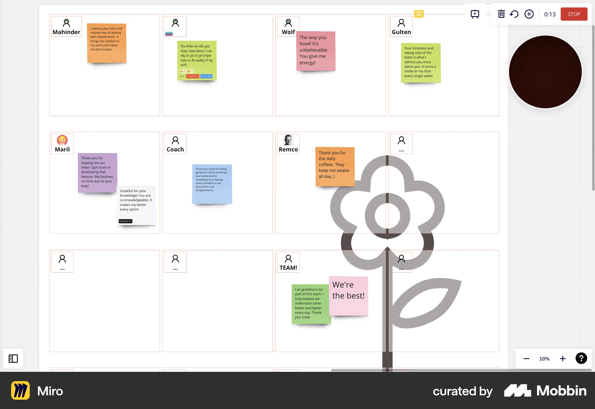 Miro Web Audio & Video Recorder screen